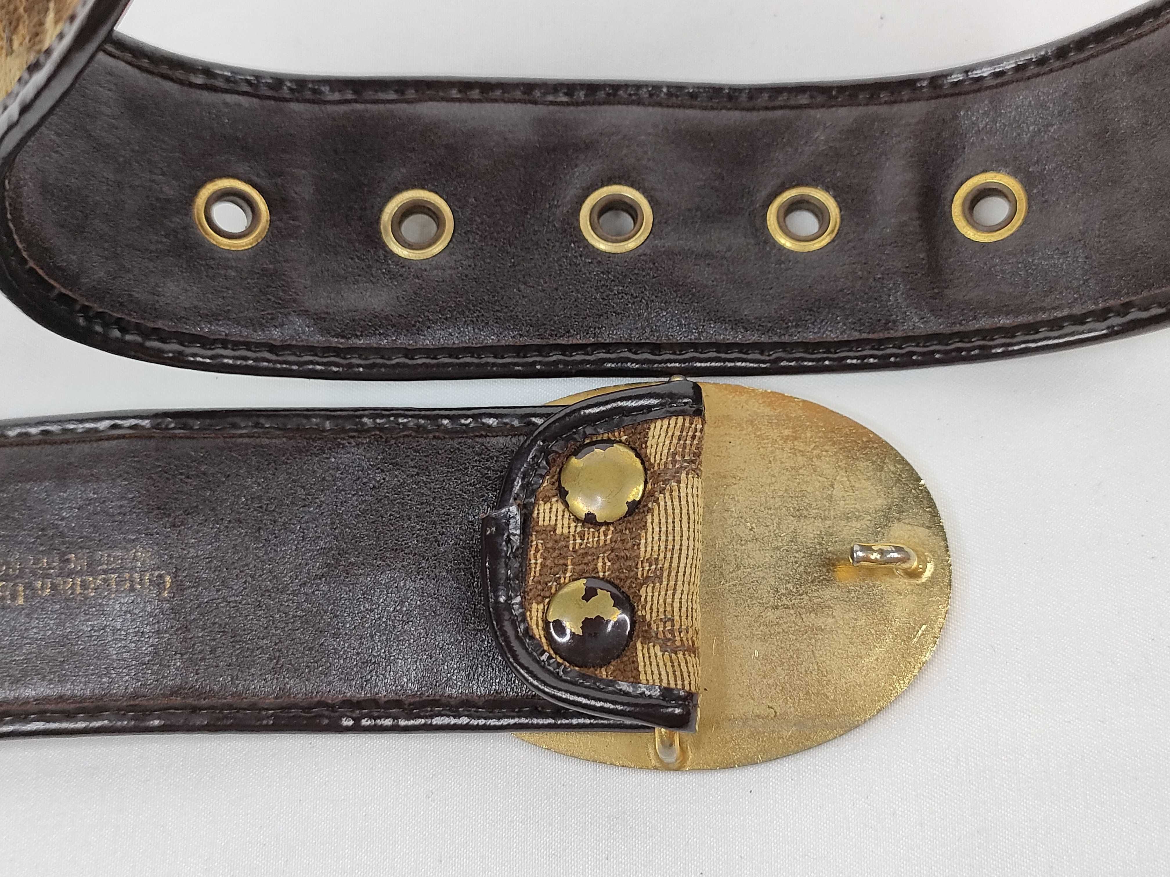 Trotter Christian Dior Belt Trotter Pattern Christian Belt — view 4