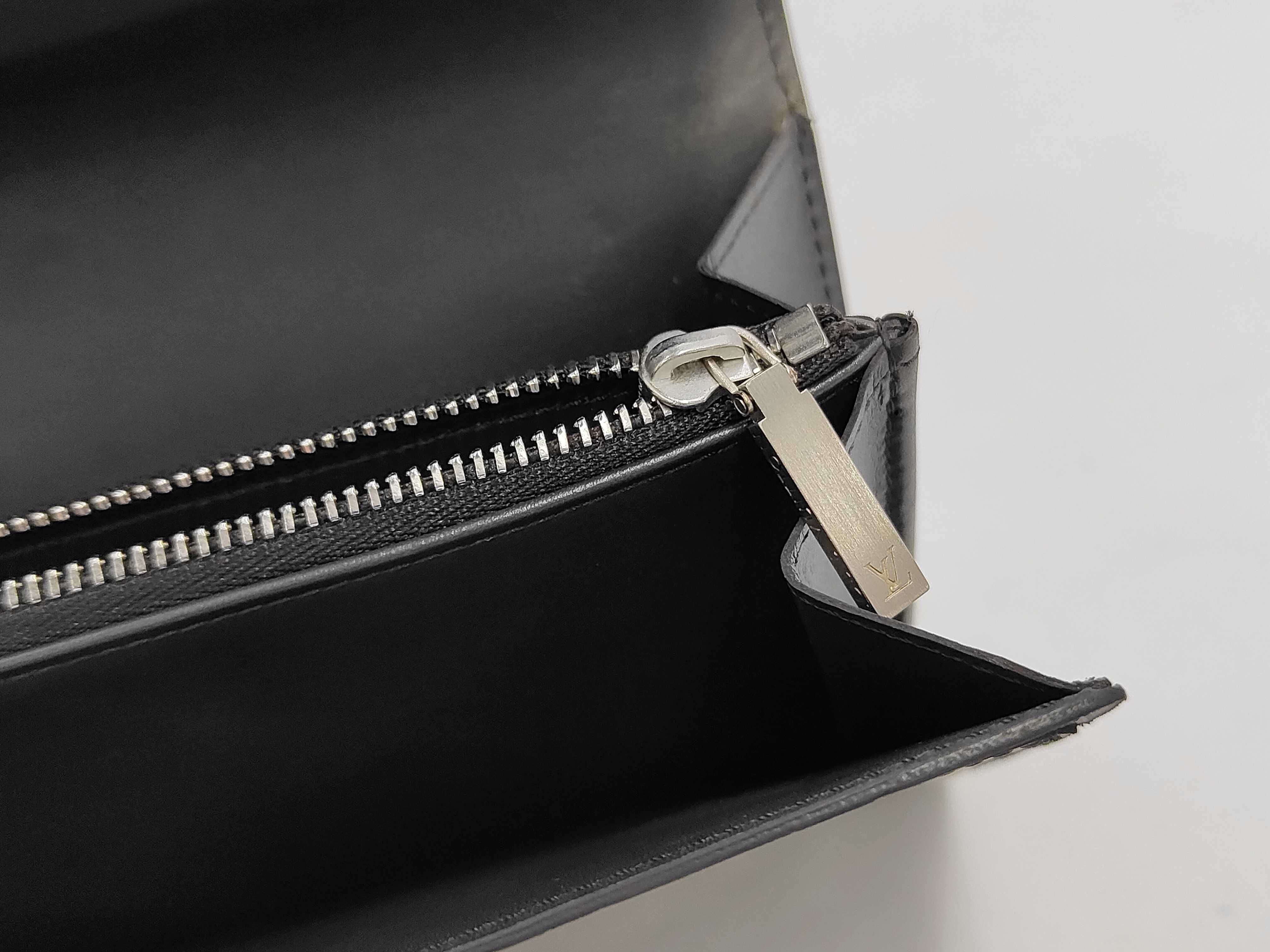 Monogram Matte Louis Vuitton M65142 Portefeuille Sarah Long Wallet Monogram Matte Noir Black Wallet — view 9