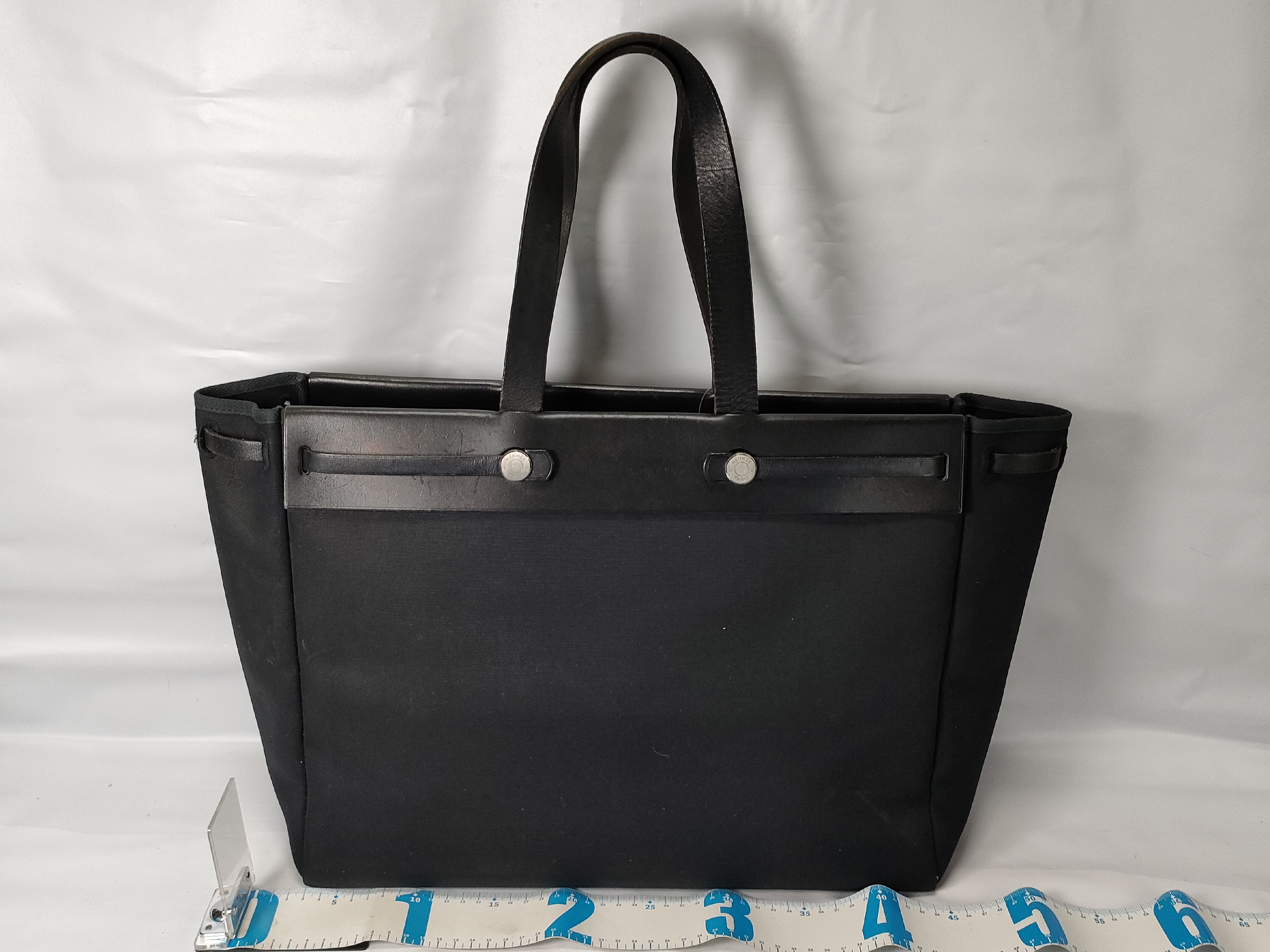 Herbag Cabas GM Black Tote Bag — view 2