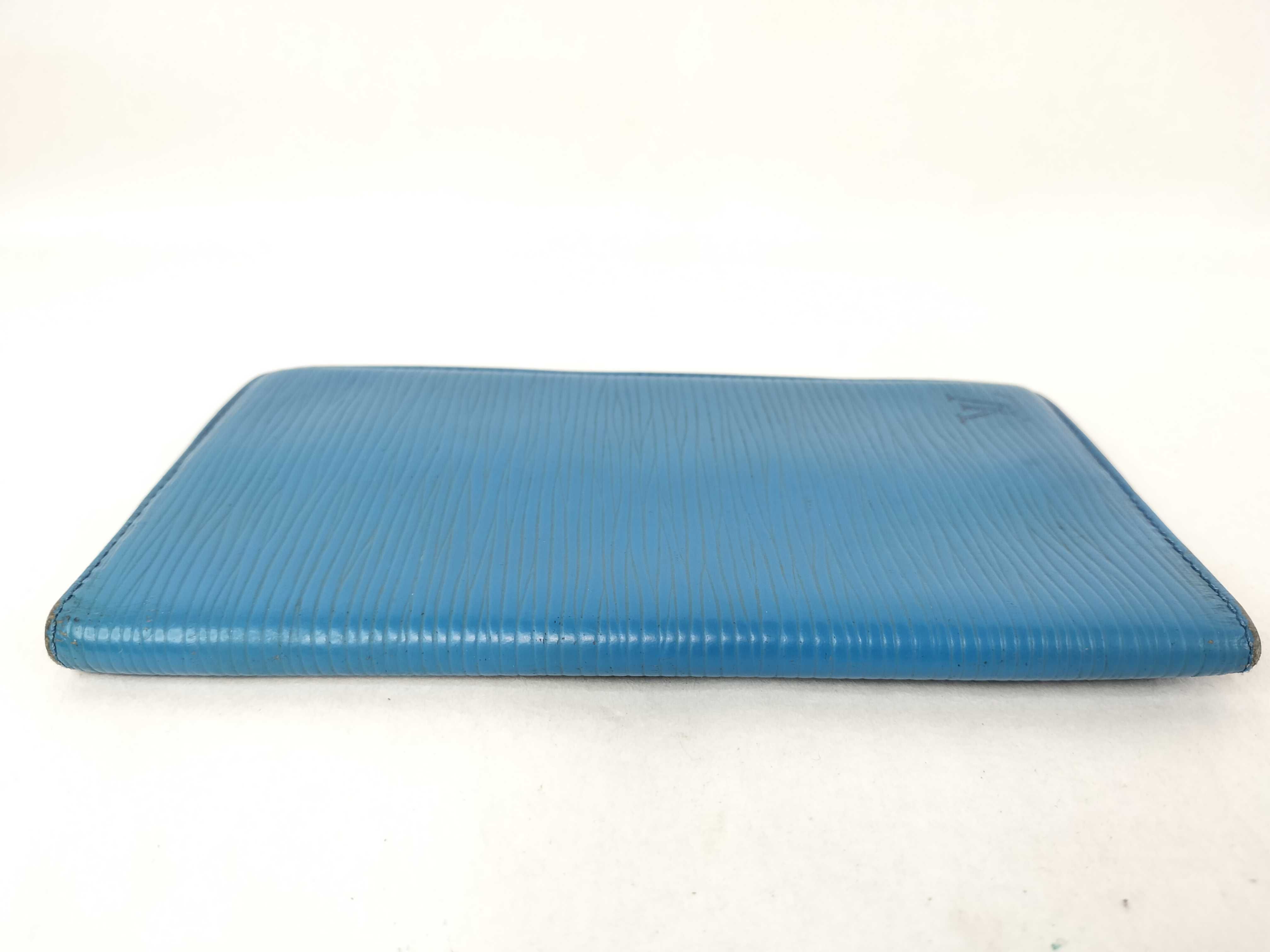 Epi Card Case, Blue (Card Case/Pass Case/Business Card Holder) — view 4