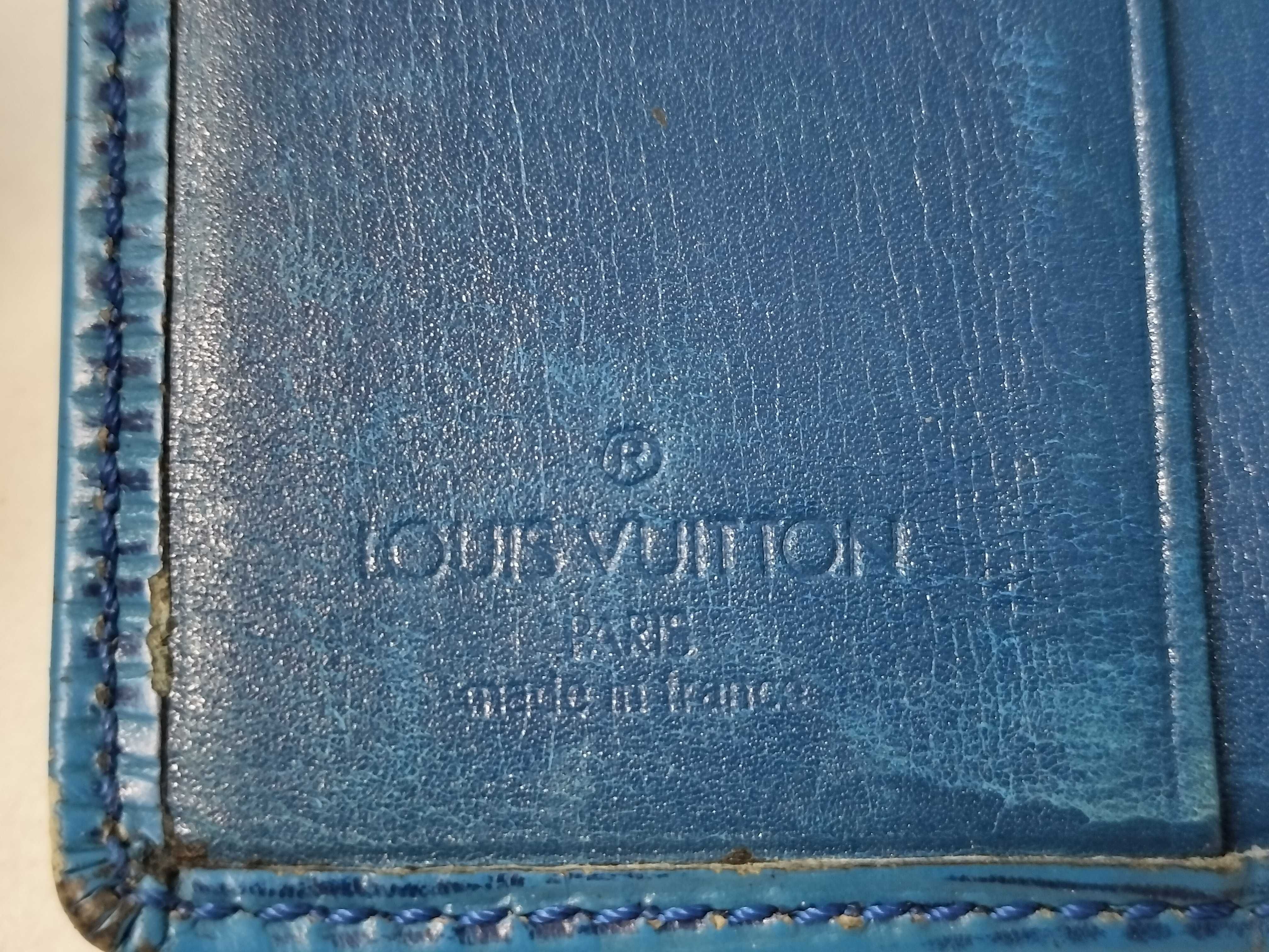 Epi Card Case, Blue (Card Case/Pass Case/Business Card Holder) — view 8