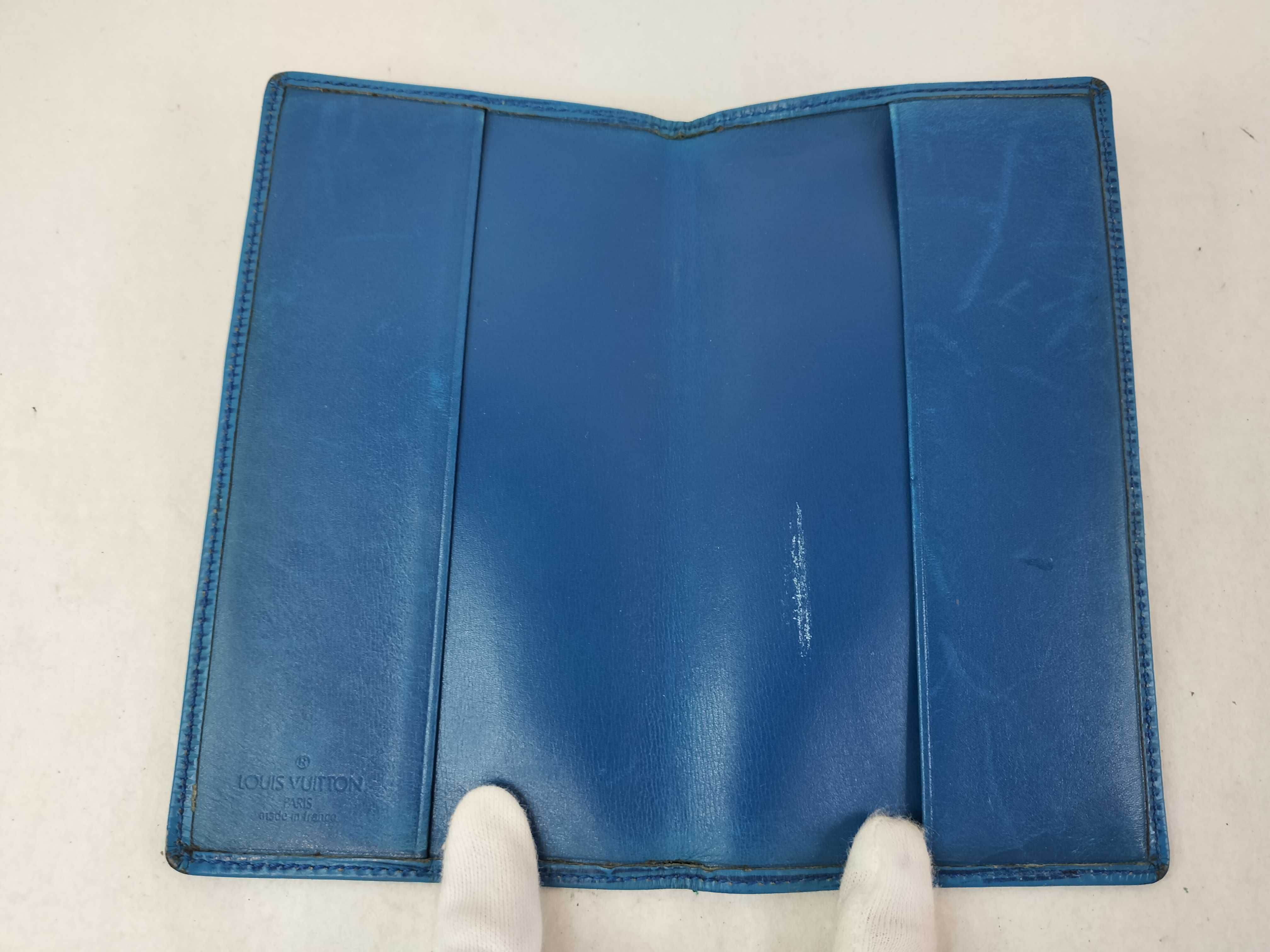 Epi Card Case, Blue (Card Case/Pass Case/Business Card Holder) — view 9