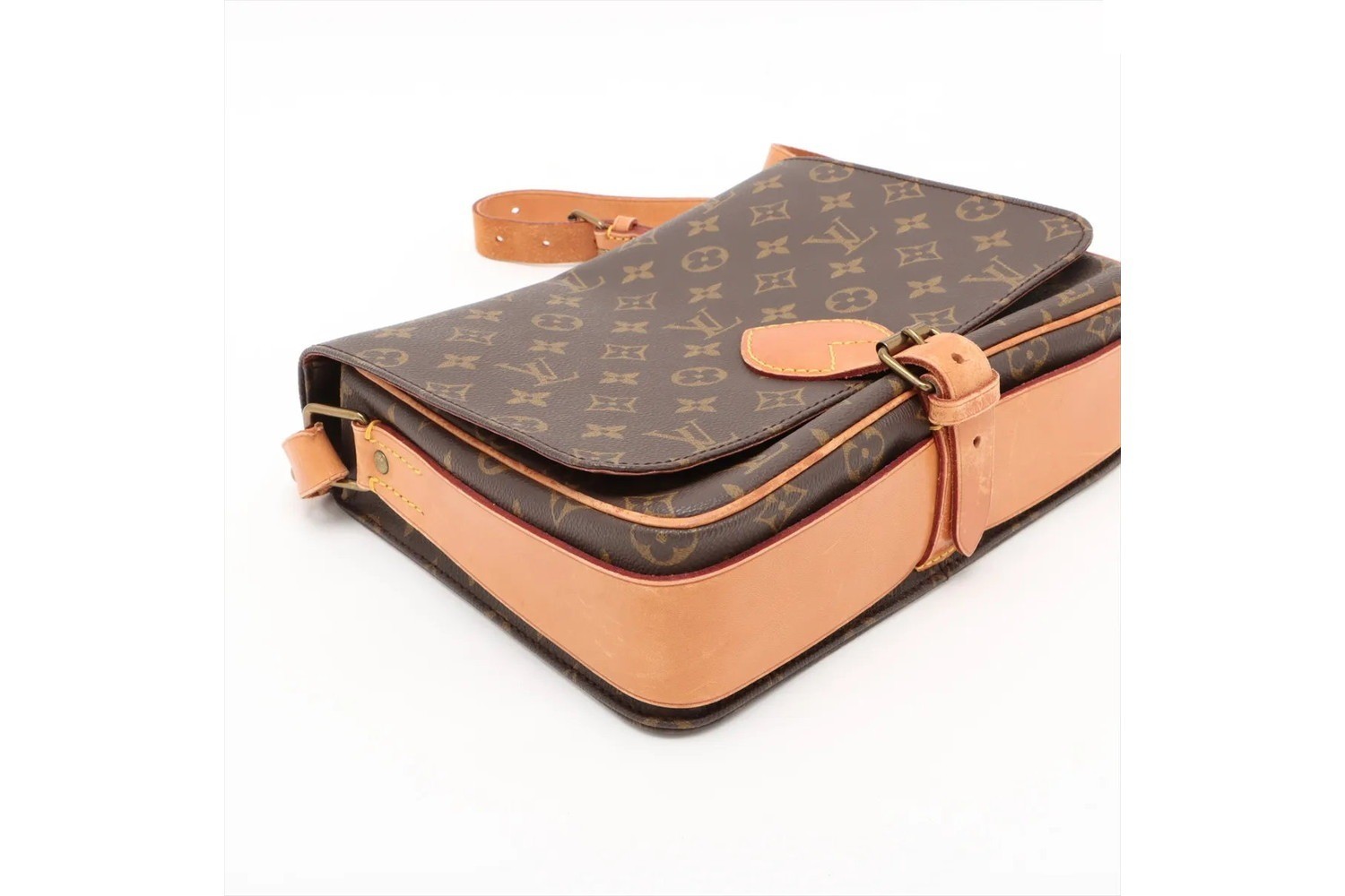 Monogram Cartouchiere GM M51252 Leather Shoulder Bag — view 4