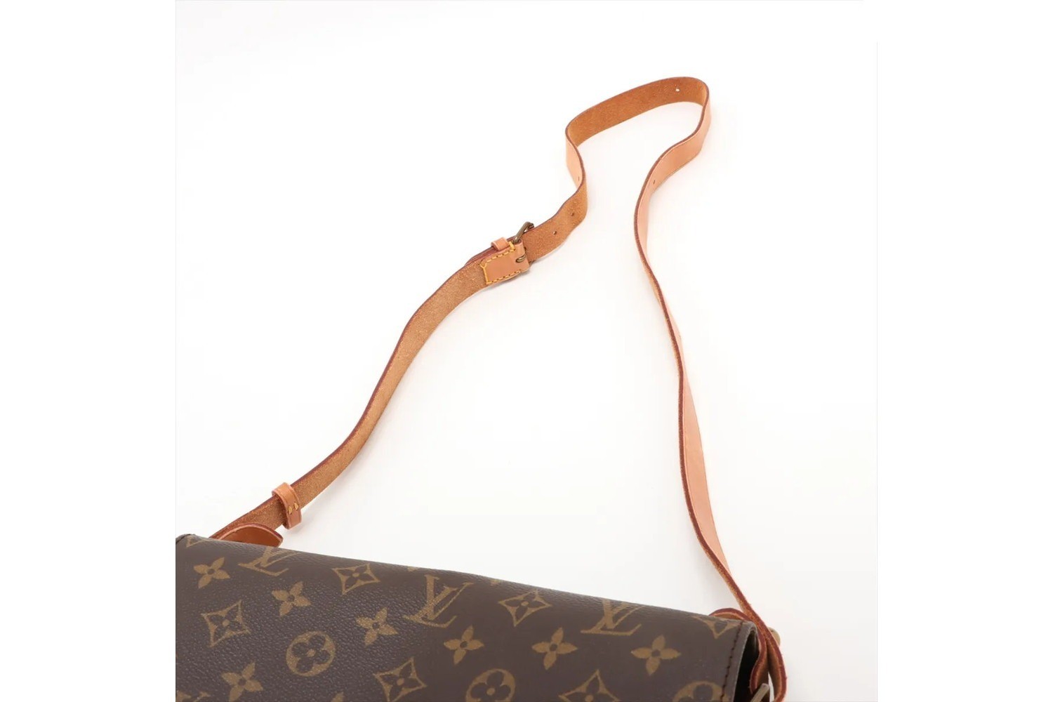 Monogram Cartouchiere GM M51252 Leather Shoulder Bag — view 5