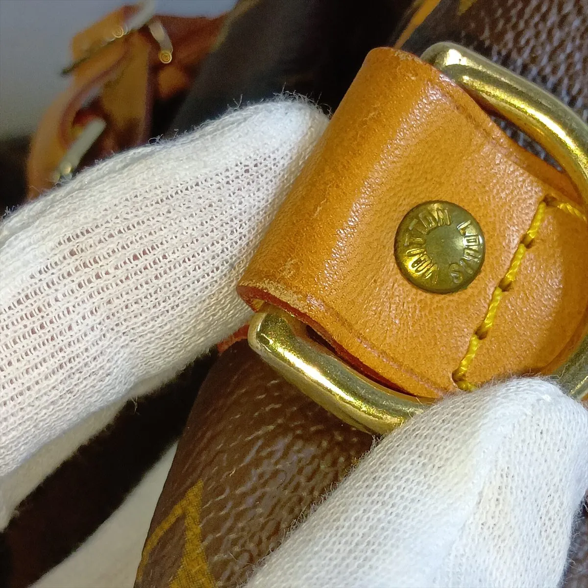 Monogram Keepall Bandoulière 55 M41414 TH1907 Brown — view 12