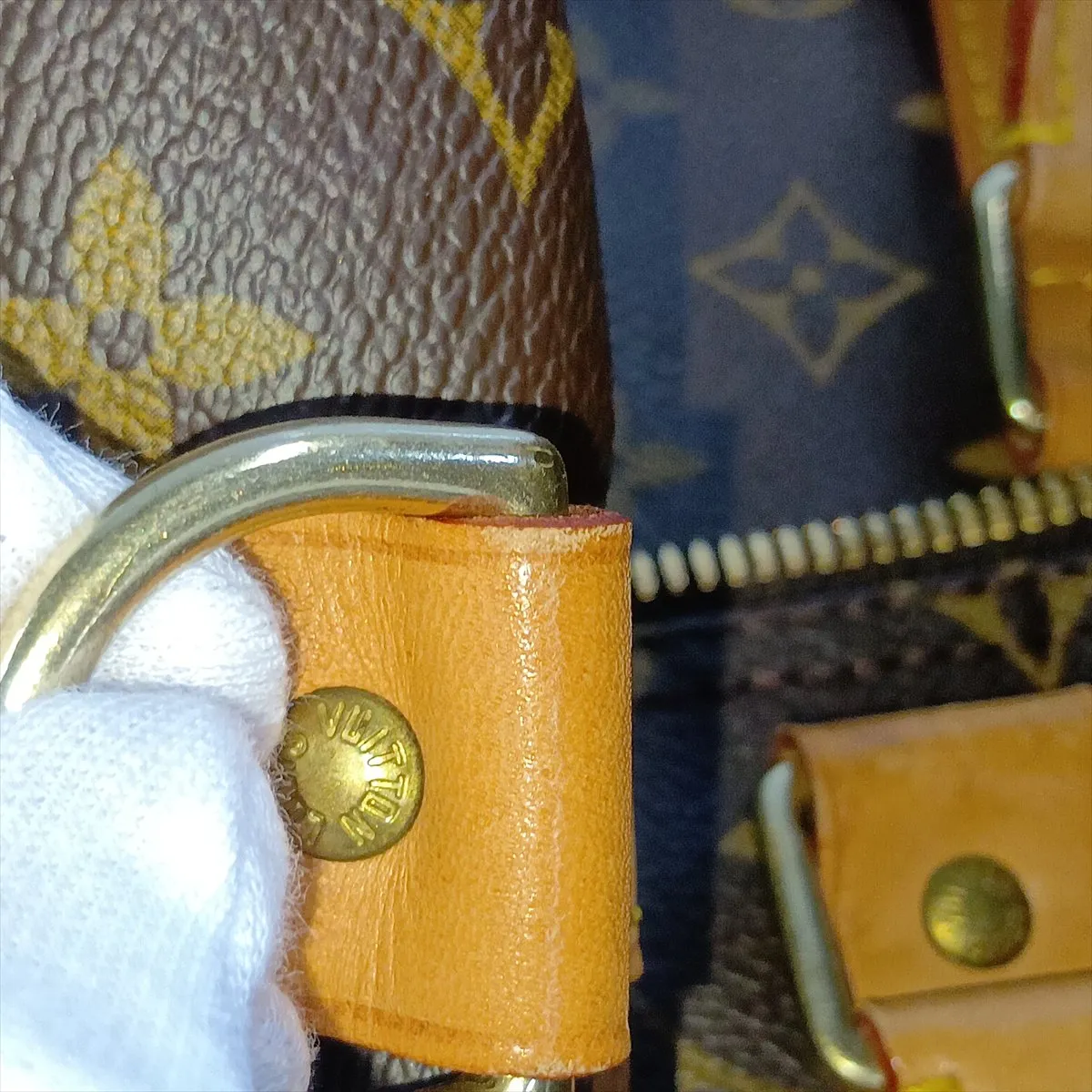 Monogram Keepall Bandoulière 55 M41414 TH1907 Brown — view 15