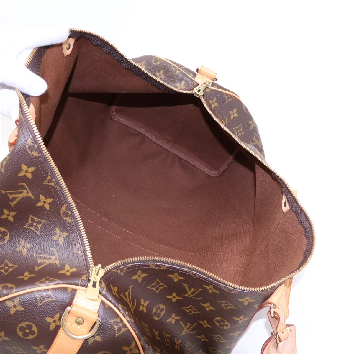 Monogram Keepall Bandoulière 55 M41414 TH1907 Brown — view 8