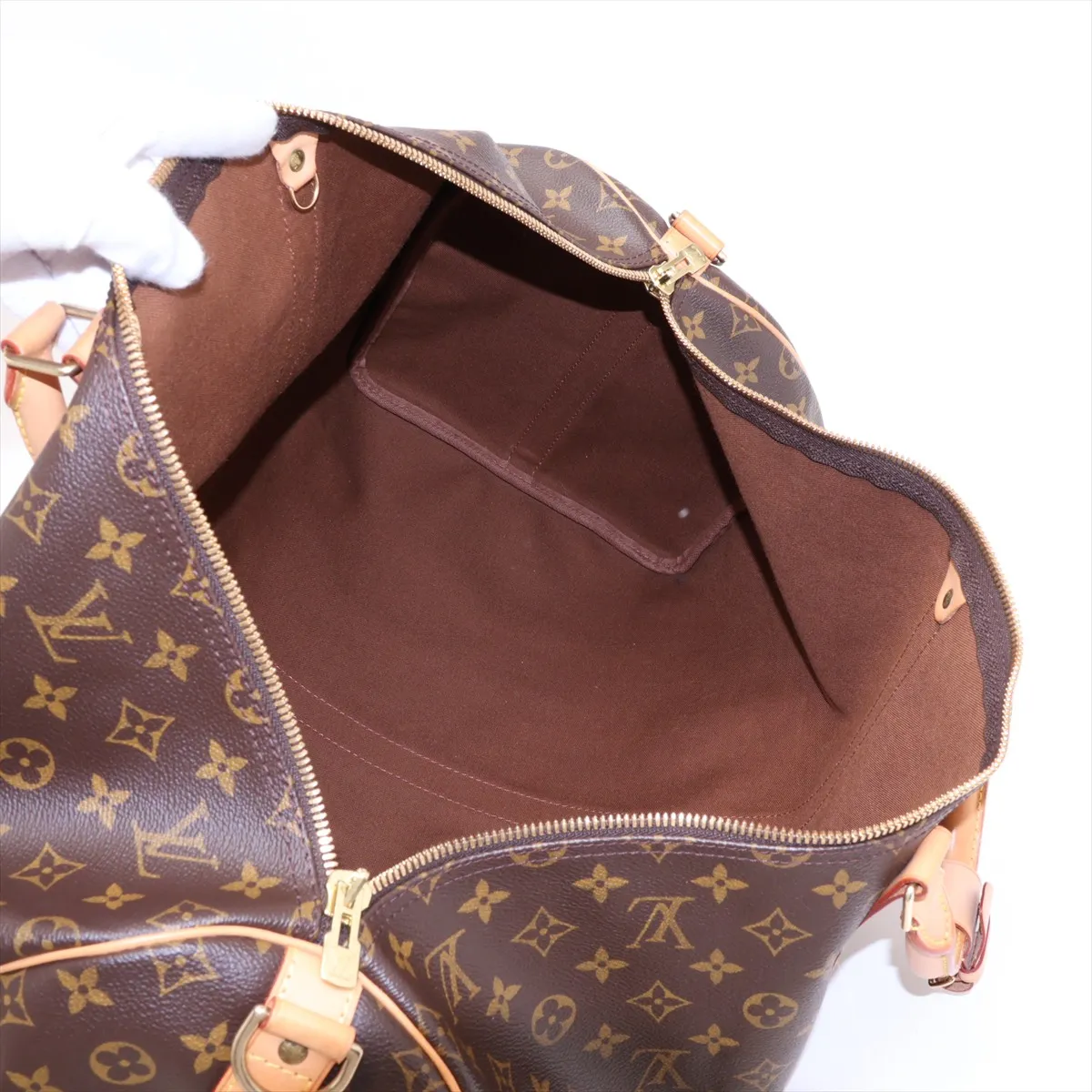 Monogram Keepall Bandoulière 55 M41414 TH1907 Brown — view 9