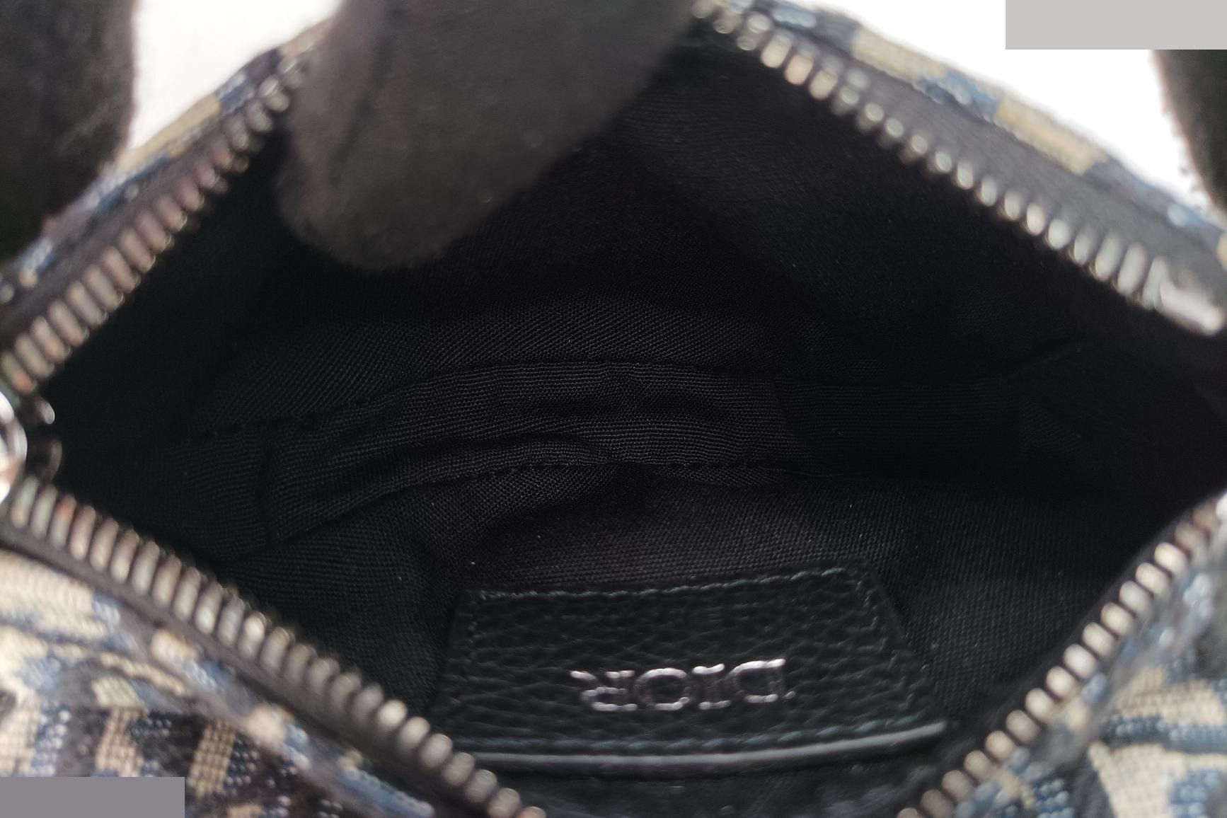 Saddle, Jacquard, Navy x Gray — view 6