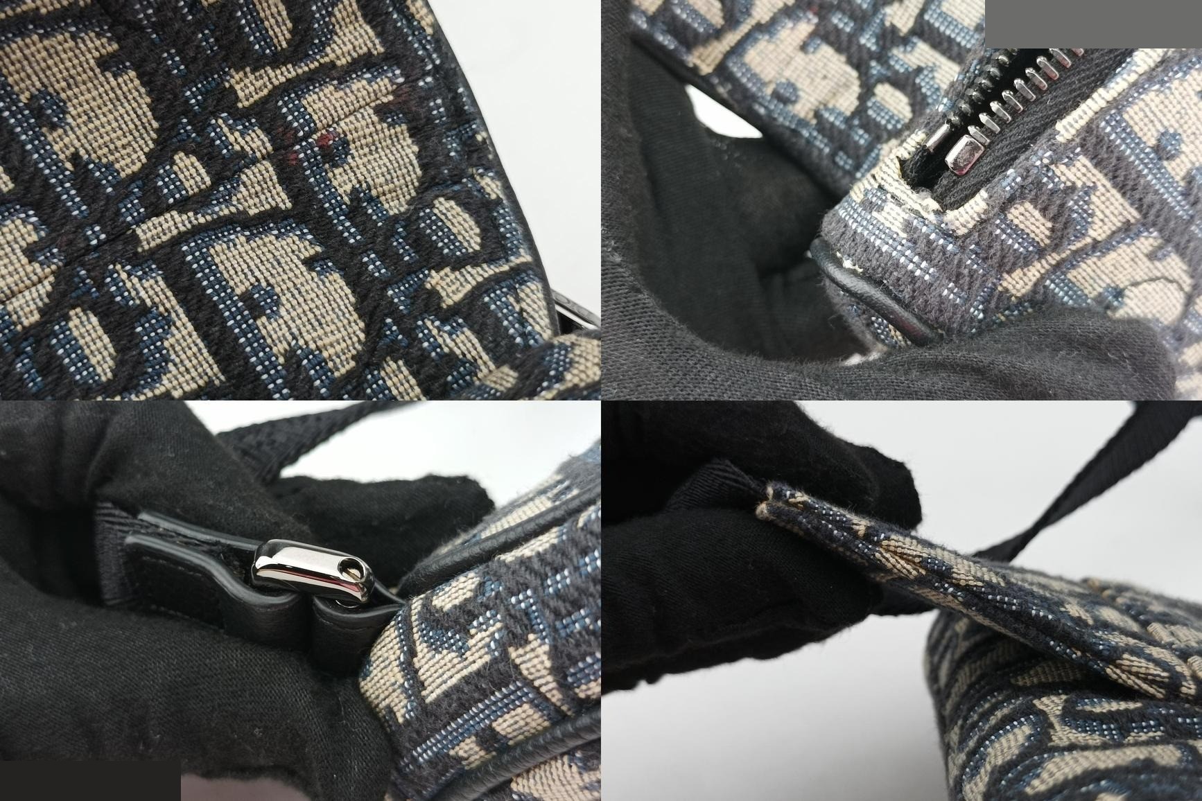 Saddle, Jacquard, Navy x Gray — view 9