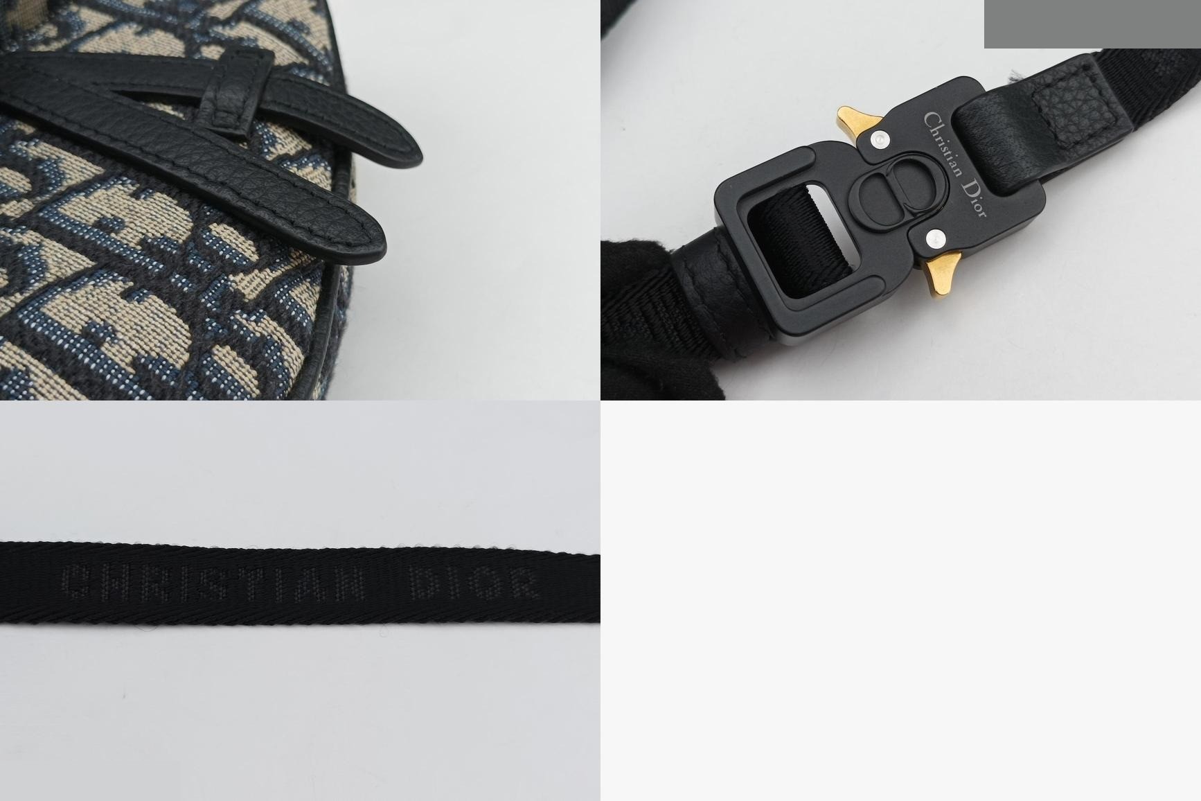 Saddle, Jacquard, Navy x Gray — view 10