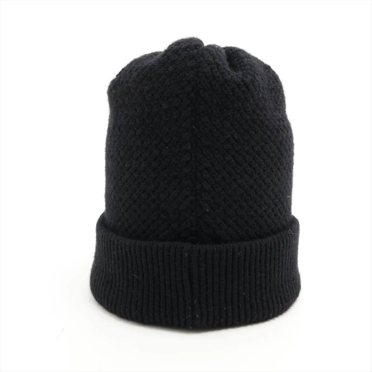 Coco Mark 21V Knit Cap, Cashmere, Black, some wear, — view 3