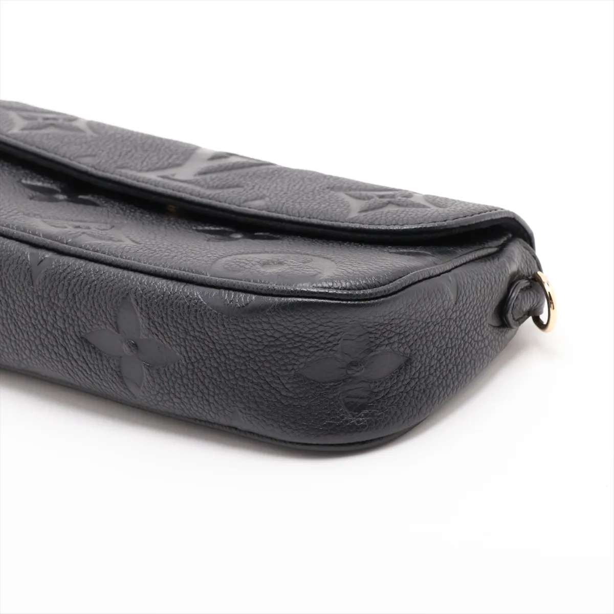 Monogram Empreinte Wallet on Chain Ivy M82154 Black (RFID detected) — view 3