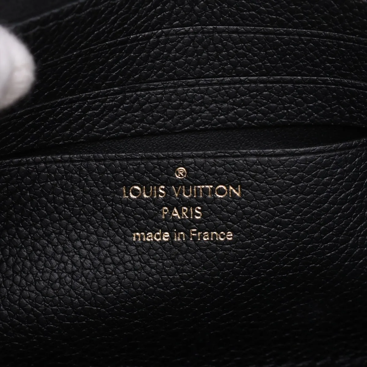 Monogram Empreinte Wallet on Chain Ivy M82154 Black (RFID detected) — view 9