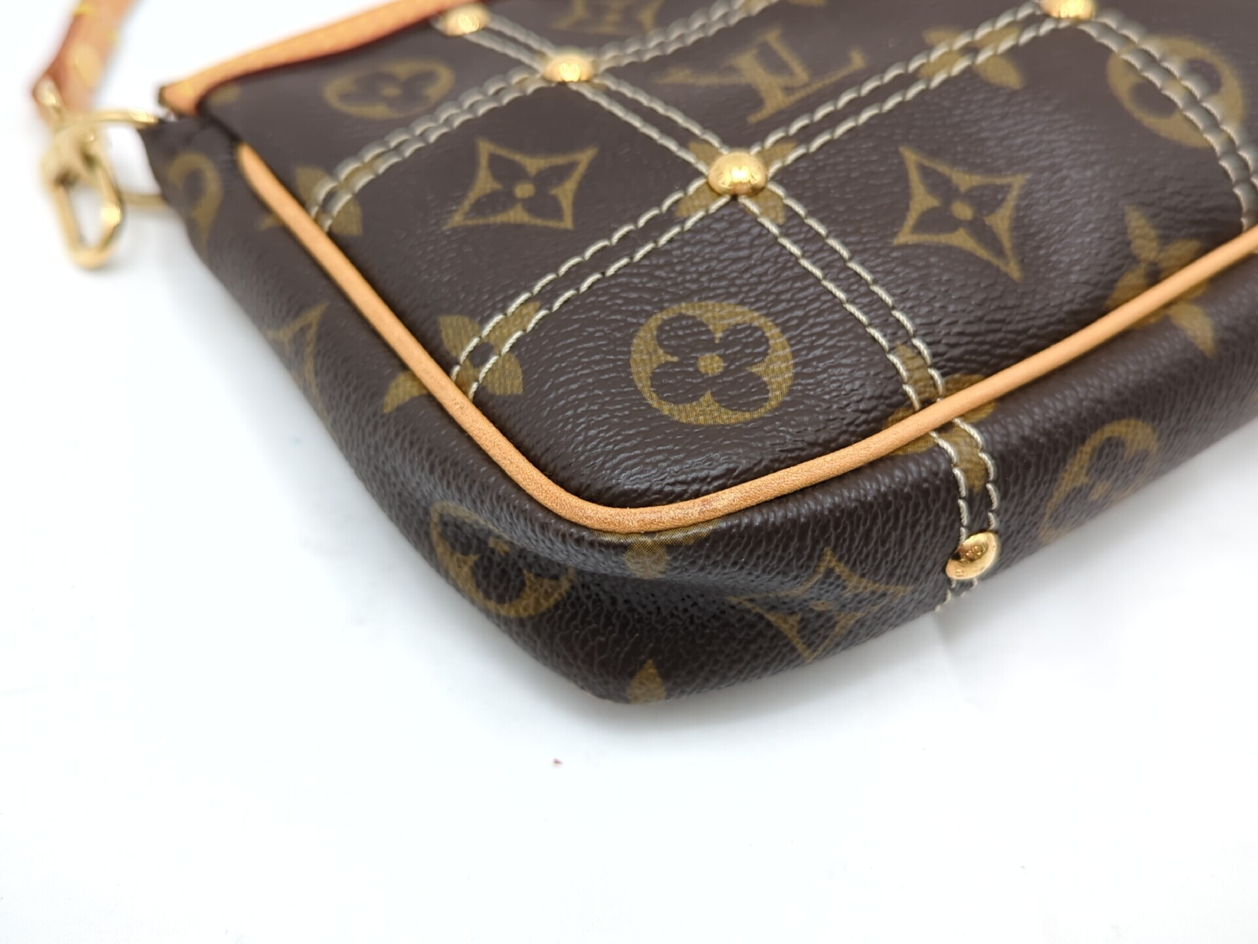 M40141 Monogram Rivet Pochette Accessoires Shoulder Bag — view 3