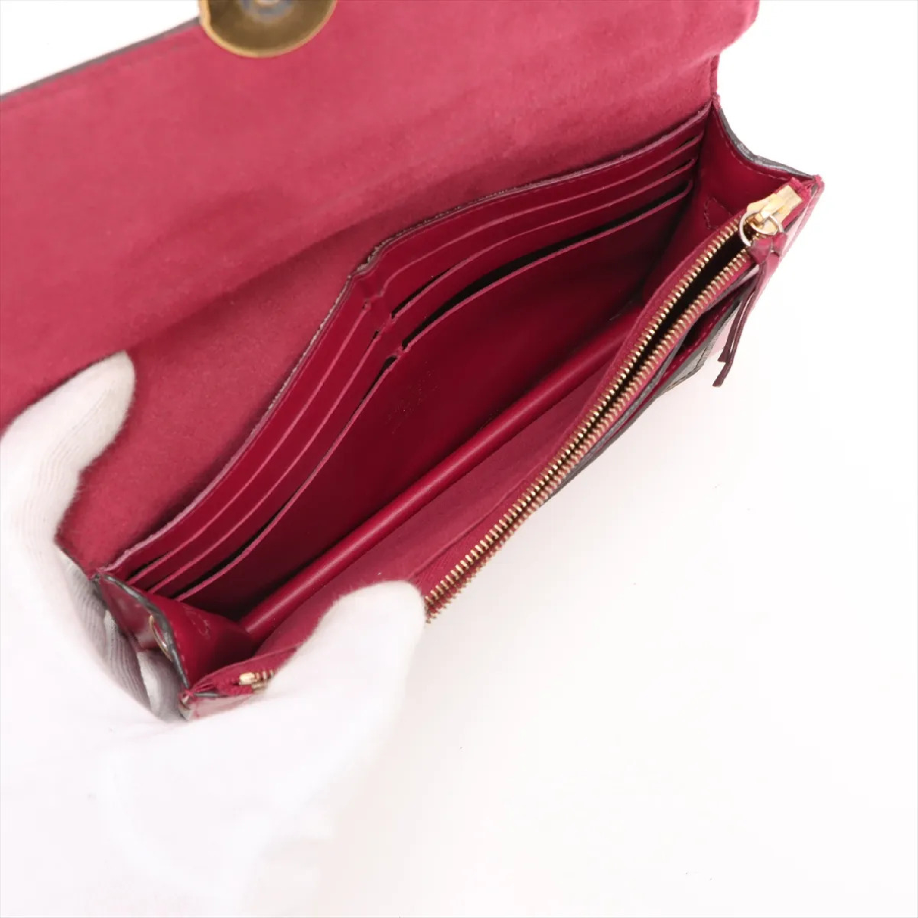 Monogram Portefeuille Flor Chain M67404 RFID Reactive Shoulder Bag — view 6