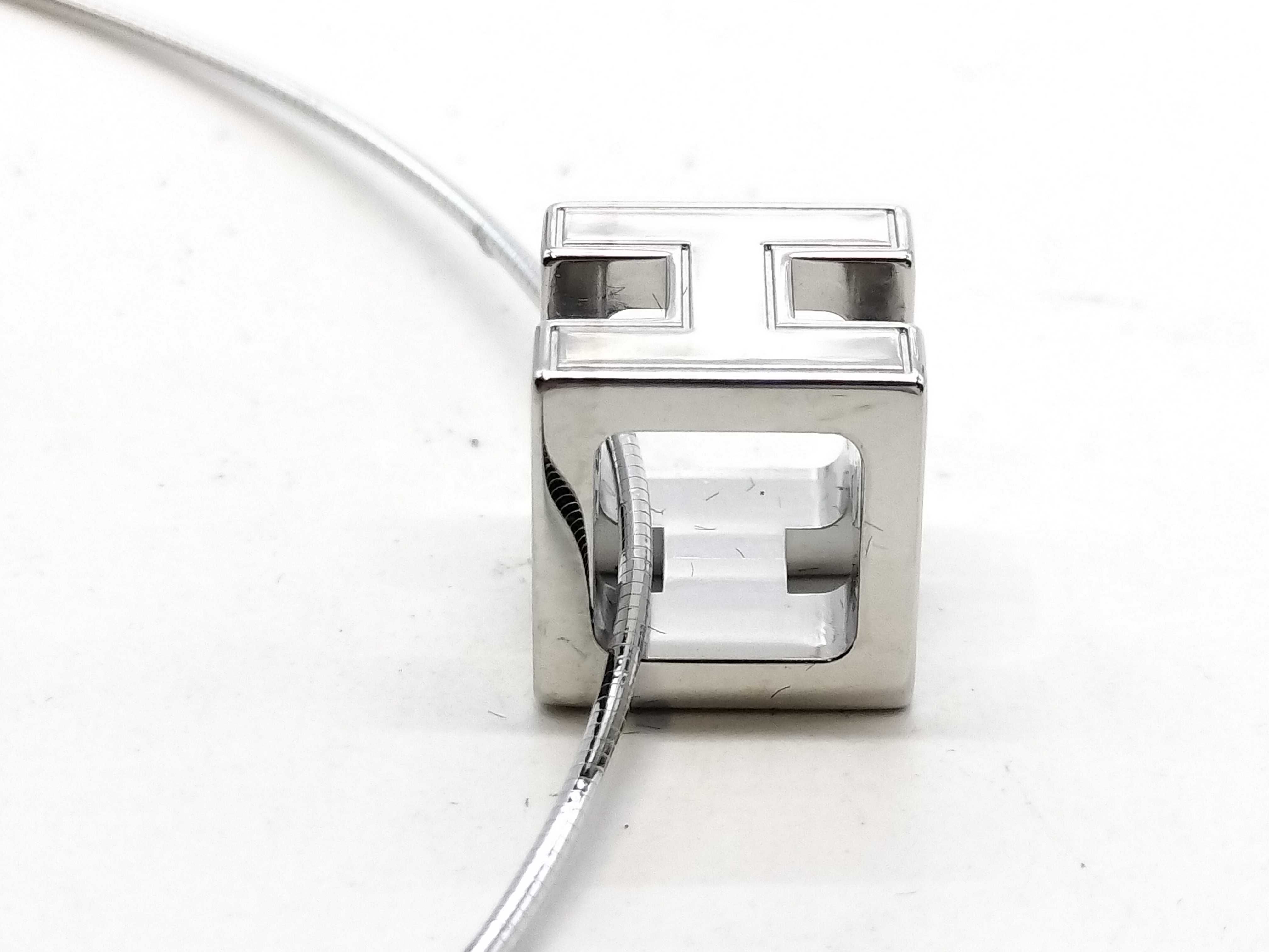 H-Cube Wire Chain Necklace — view 3