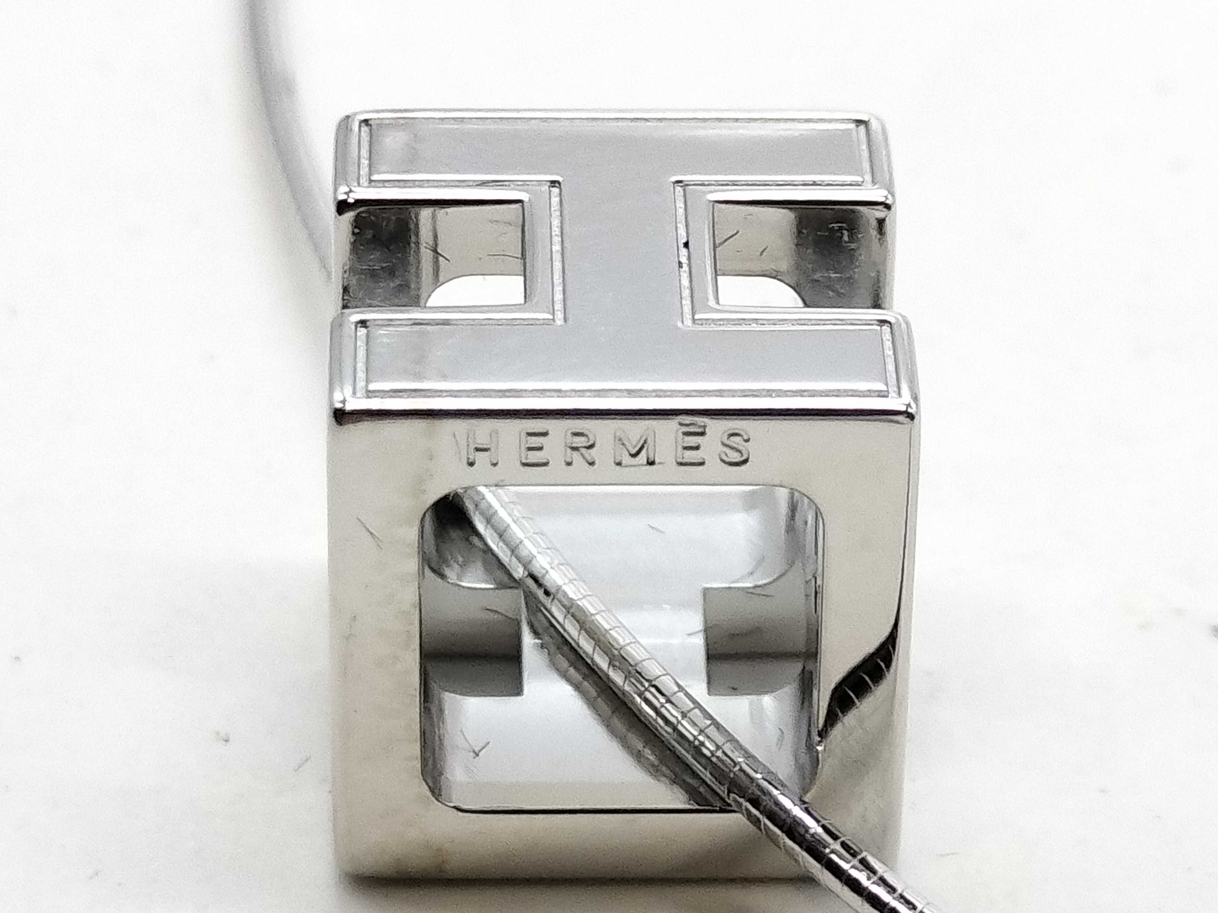 H-Cube Wire Chain Necklace — view 4
