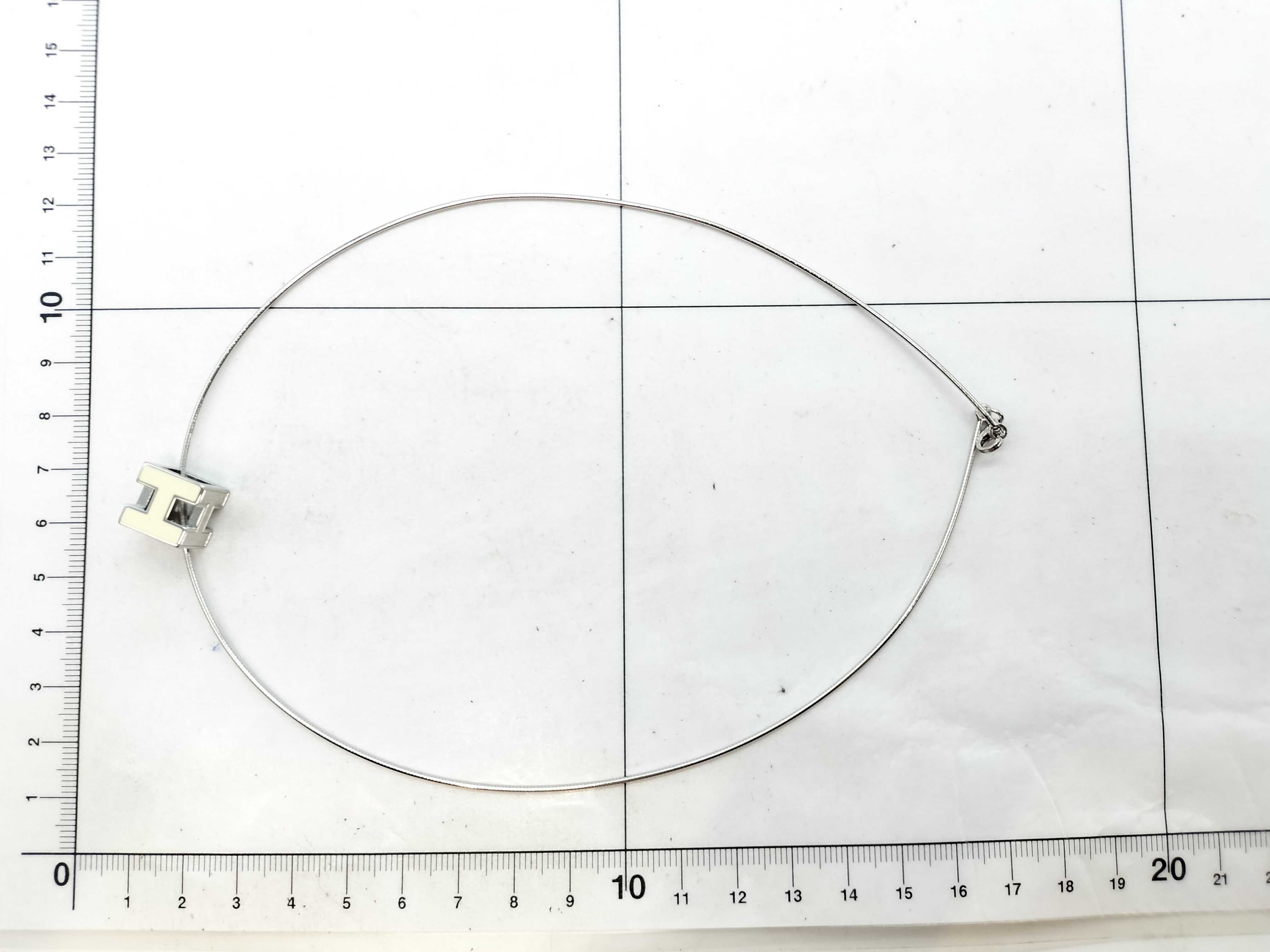 H-Cube Wire Chain Necklace — view 6