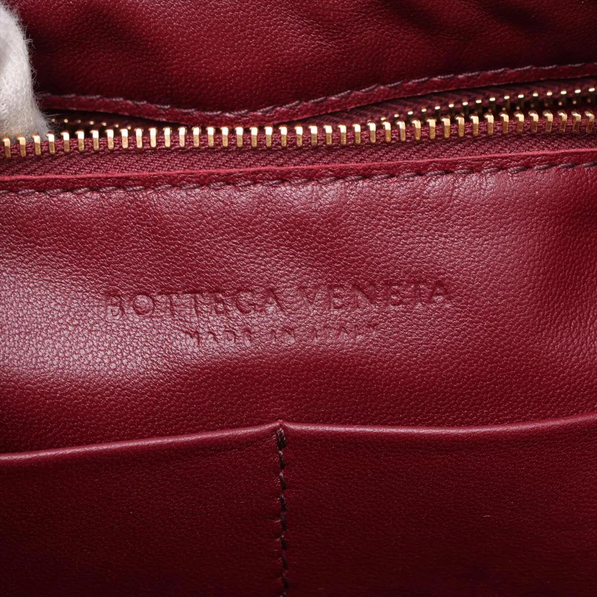 Marie Leather Shoulder Bag, Bordeaux — view 12