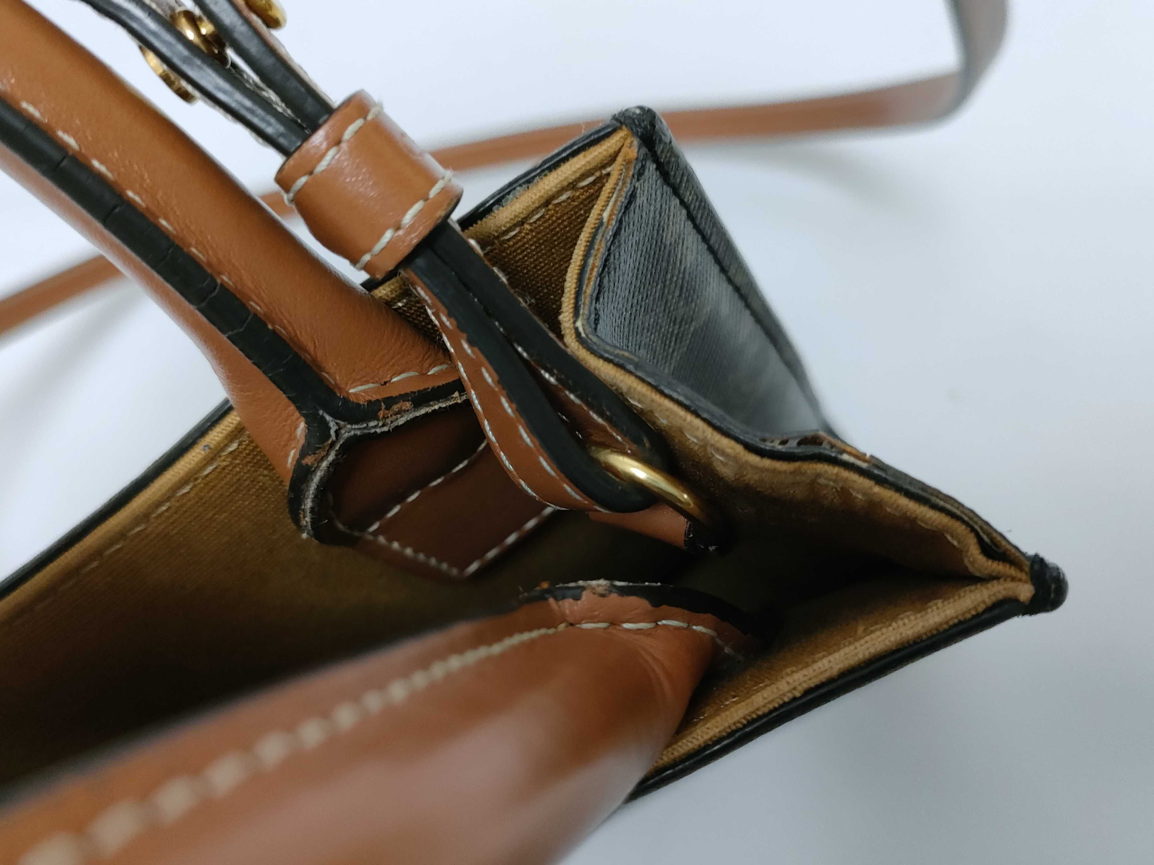 Vertical Cabas Mini 2-Way Handbag, PVC Leather, Brown Handbag — view 8