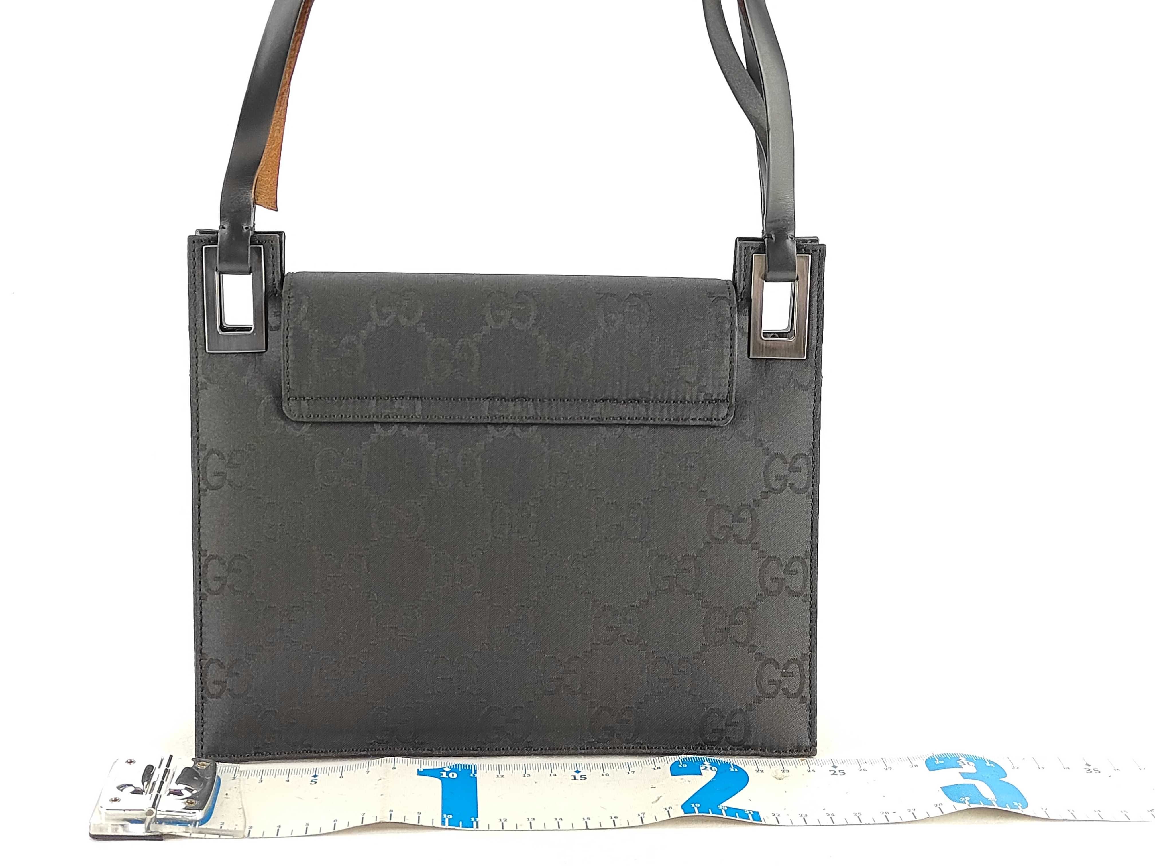 001・3068GG Nylon Tote Bag, Black Tote Bag — view 2