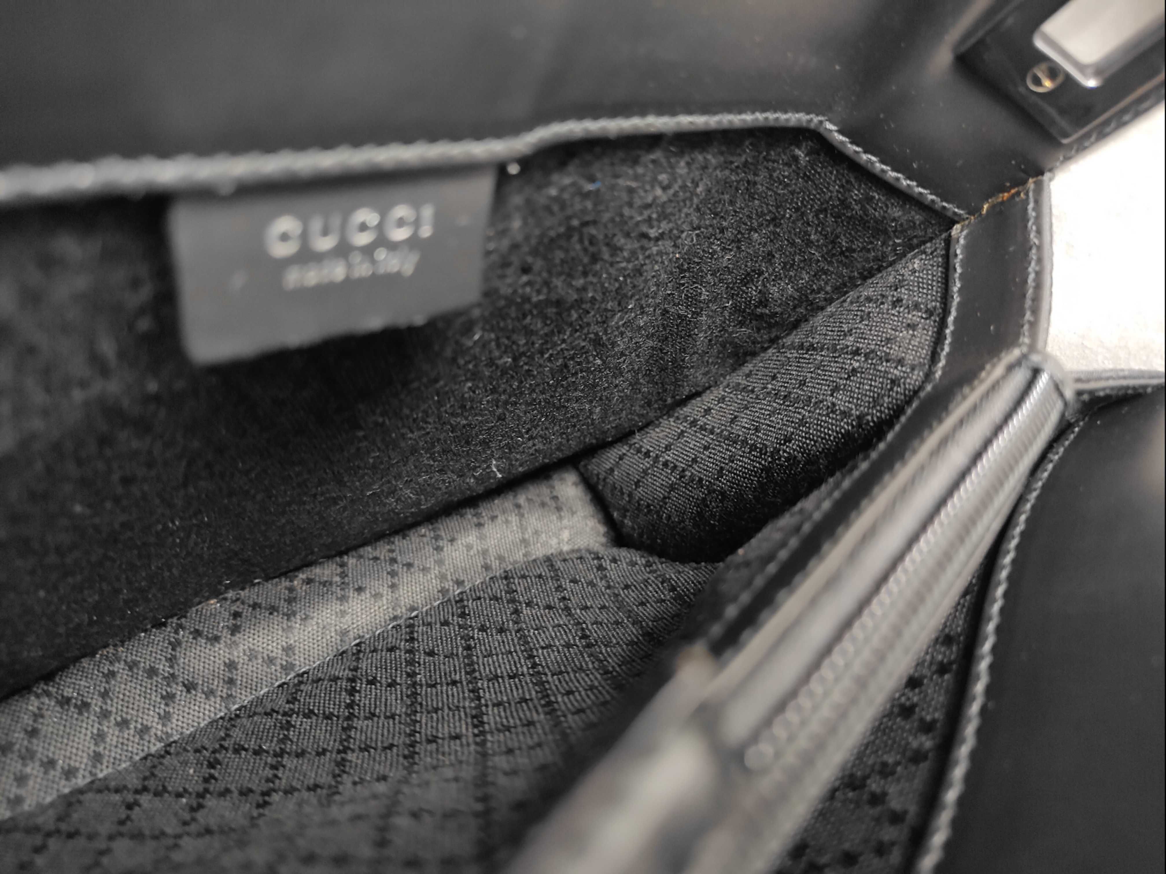 001・3068GG Nylon Tote Bag, Black Tote Bag — view 14
