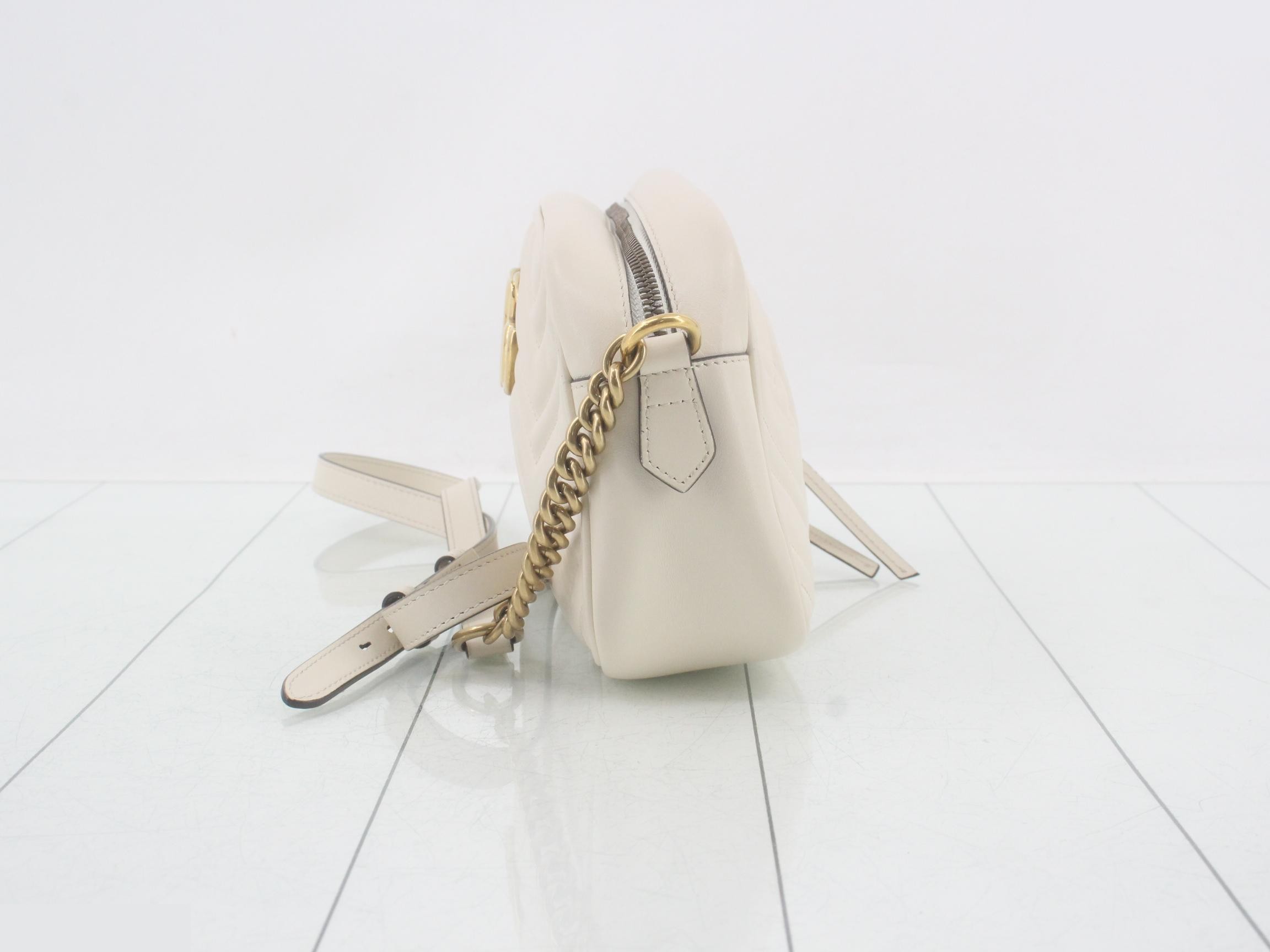 GG Marmont Quilted Chain Shoulder Bag — view 3