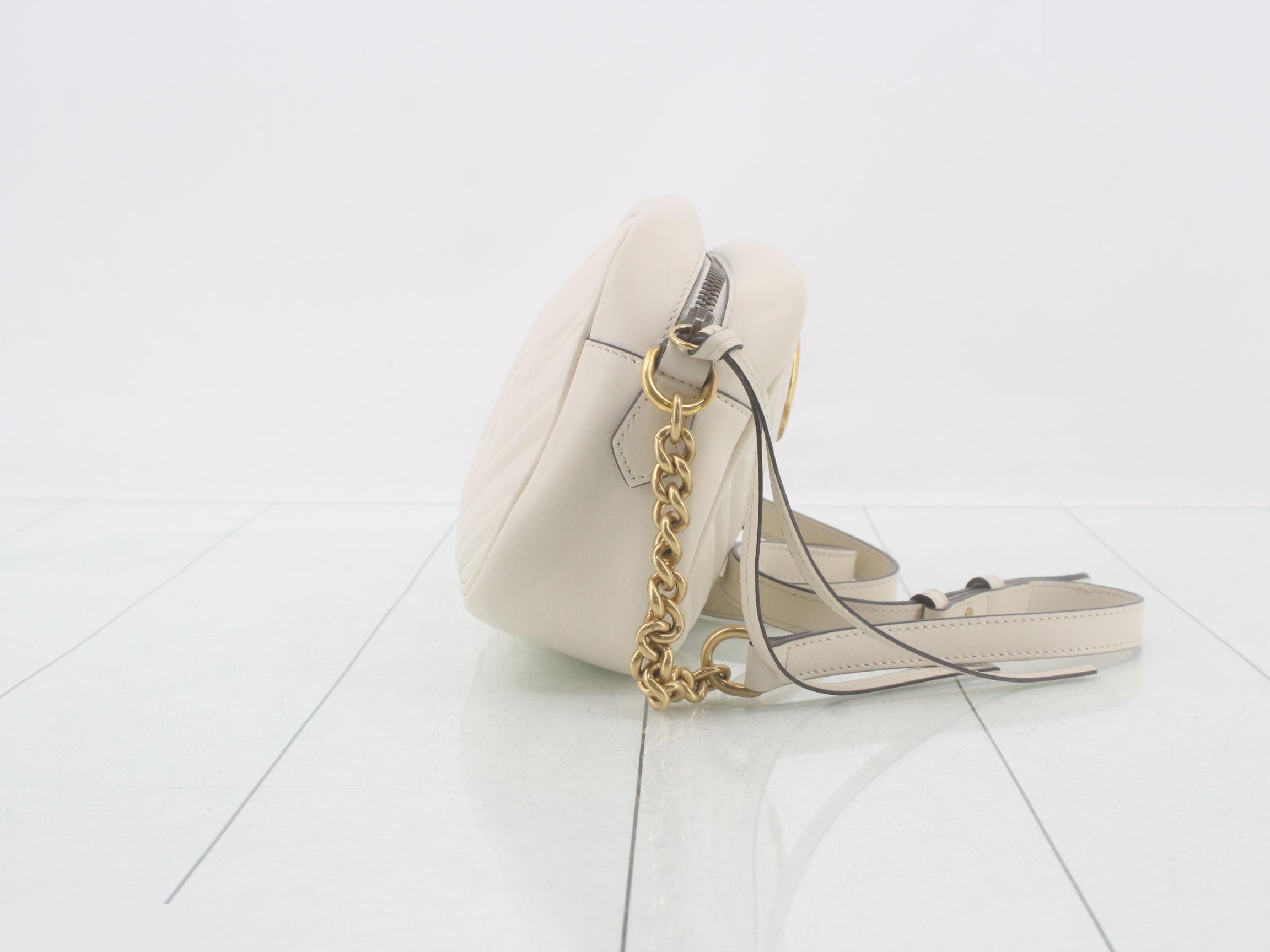 GG Marmont Quilted Chain Shoulder Bag — view 4