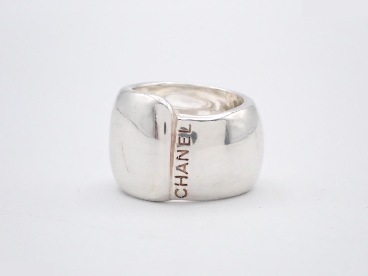 logo ring, 925 sterling silver, size #10, 19.8g