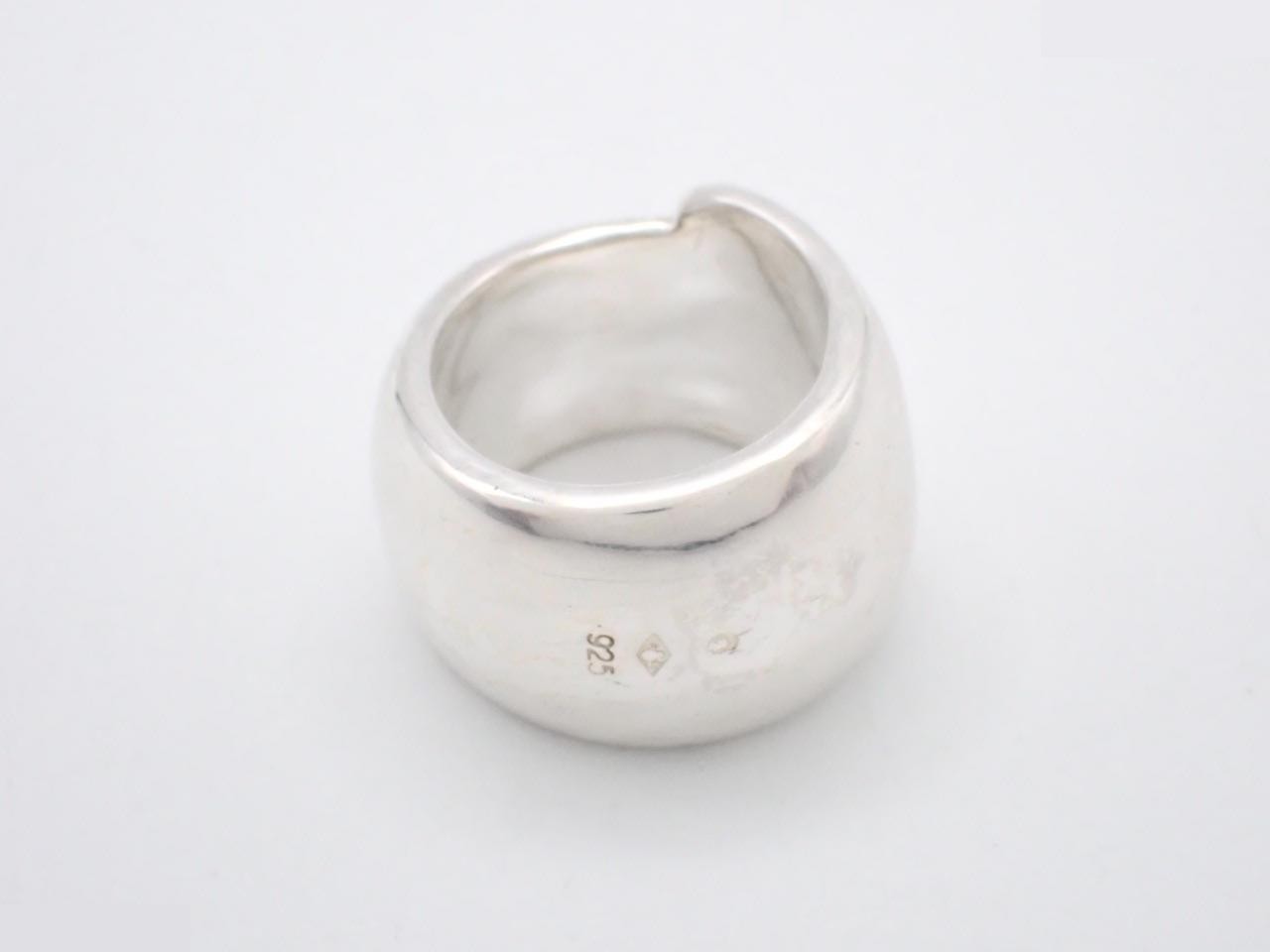 logo ring, 925 sterling silver, size #10, 19.8g — view 2