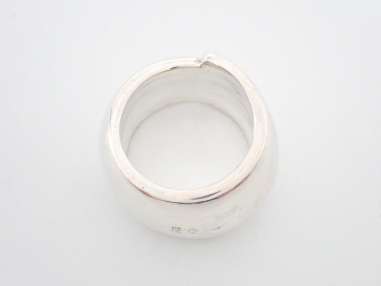 logo ring, 925 sterling silver, size #10, 19.8g — view 3
