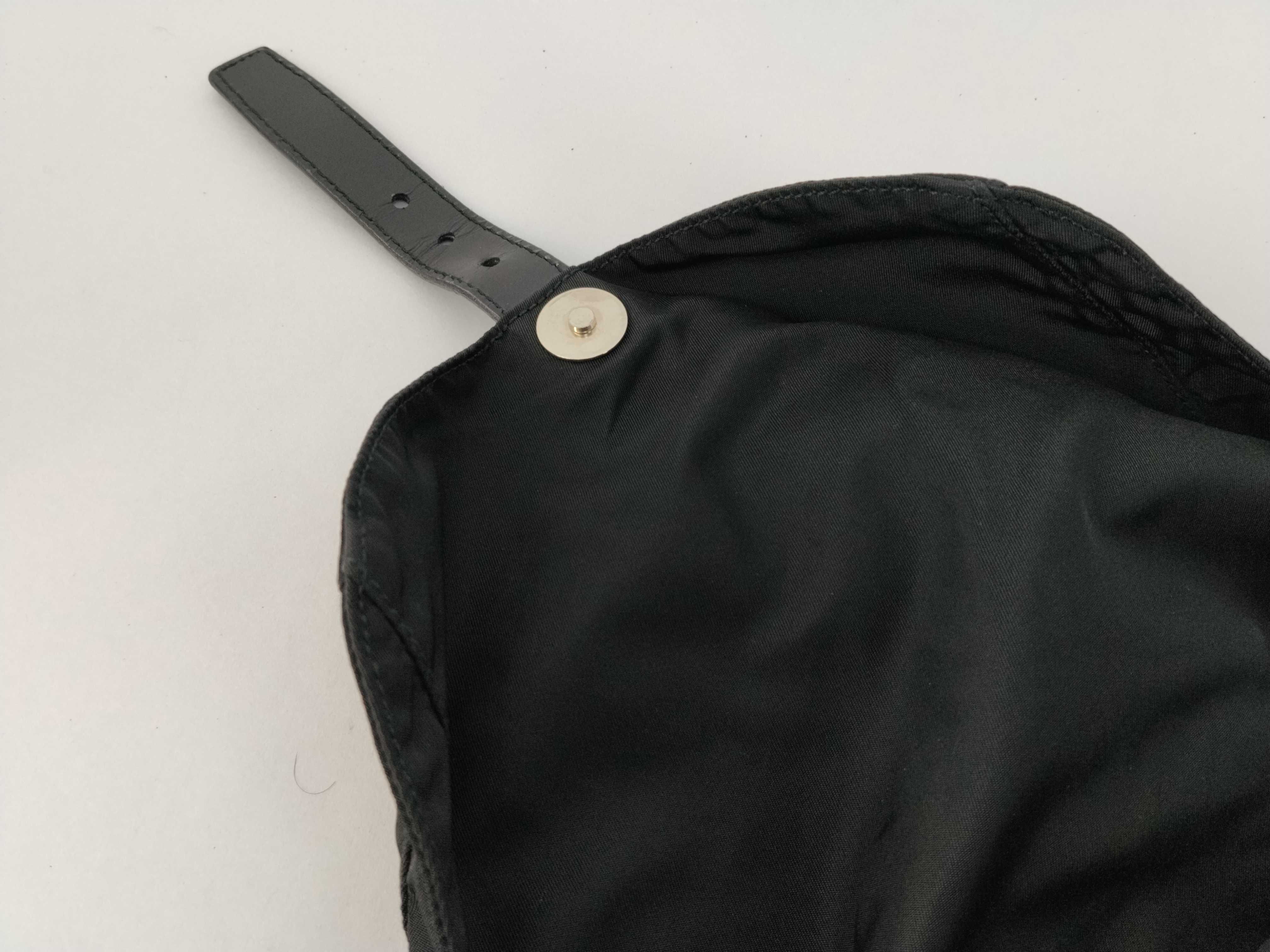 nylon backpack, excellent condition, later model, TESSUTO VELA, black. — view 9