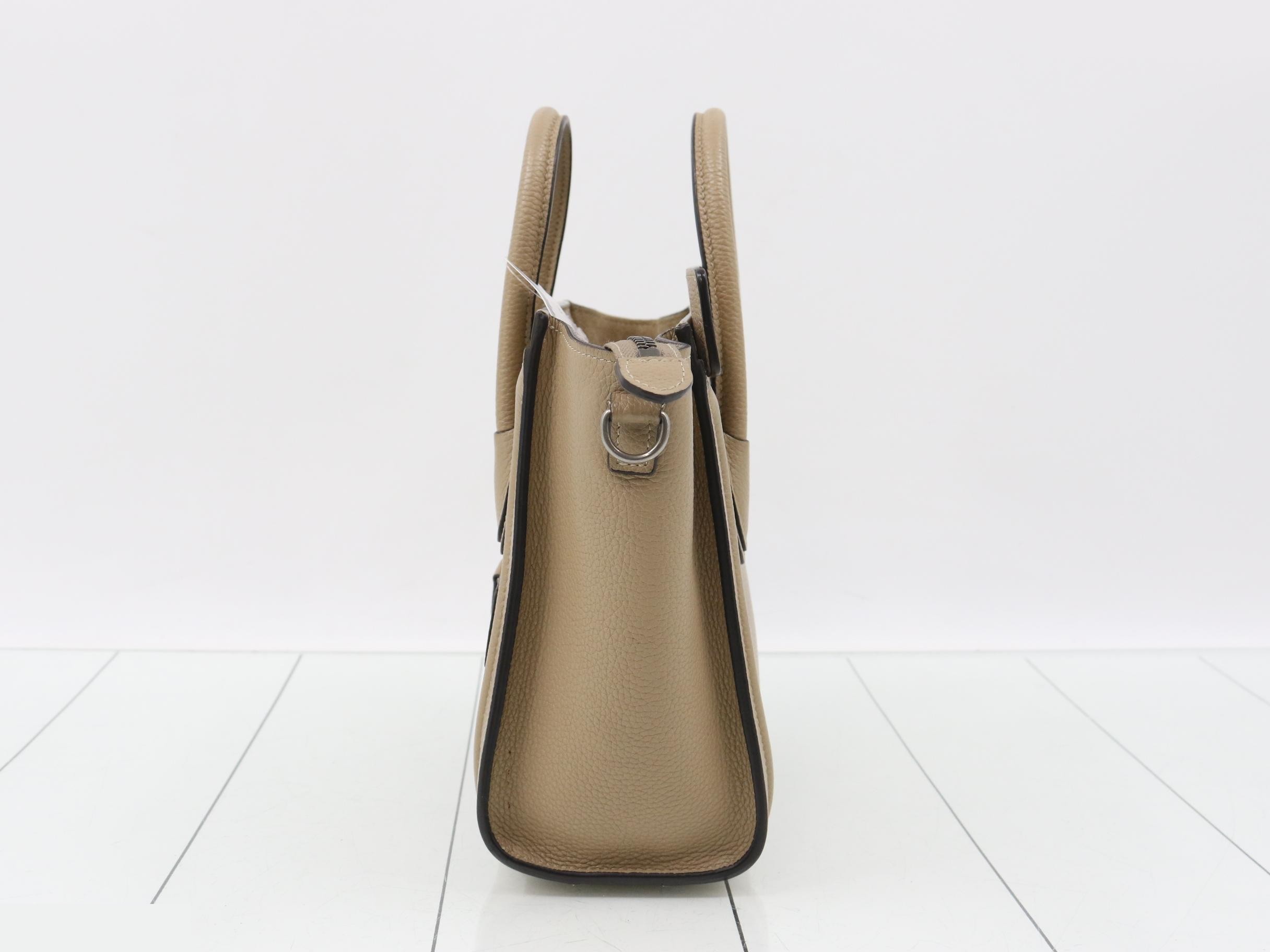 Luggage Nano Leather 2-Way Handbag — view 3
