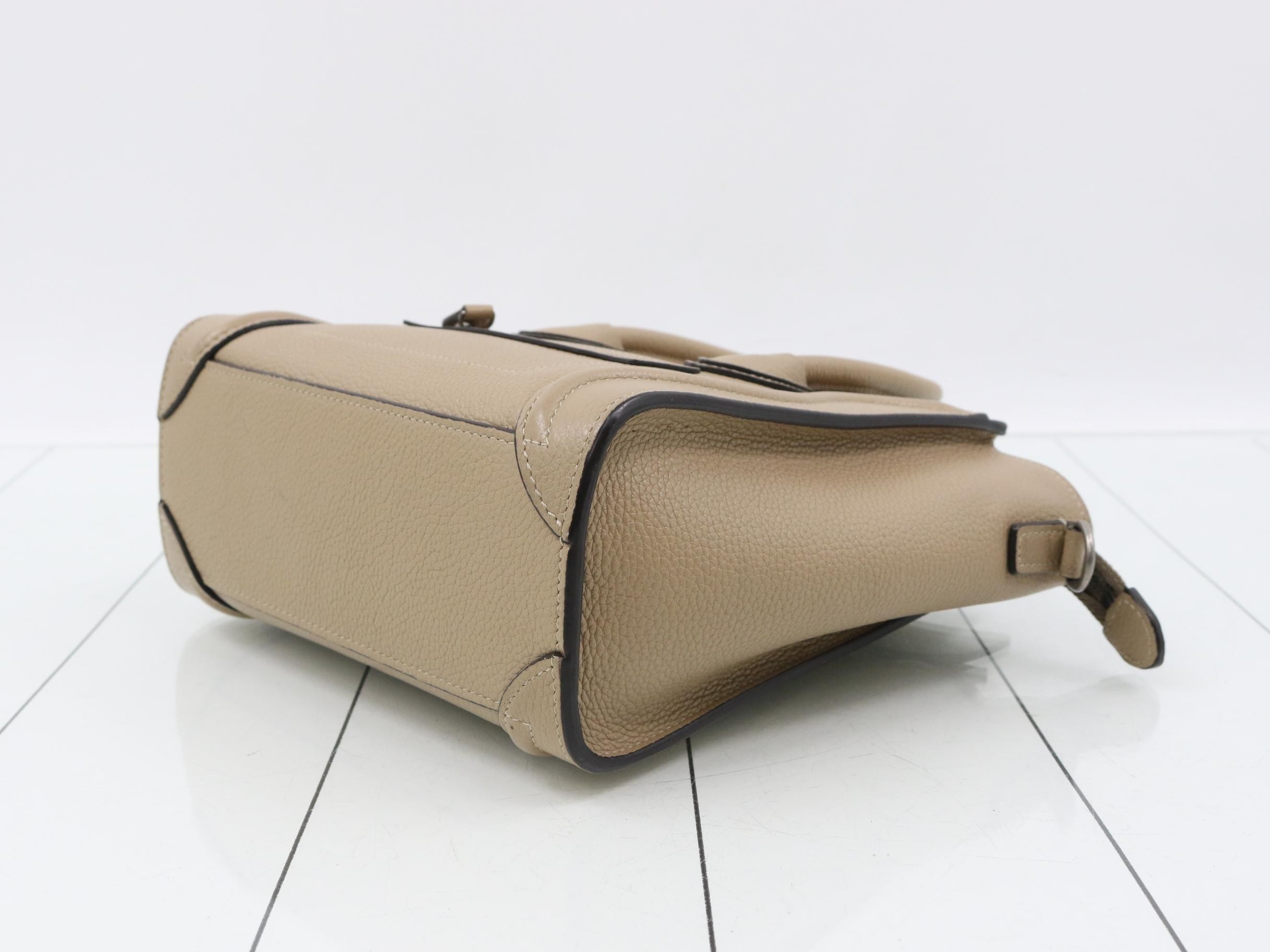 Luggage Nano Leather 2-Way Handbag — view 6
