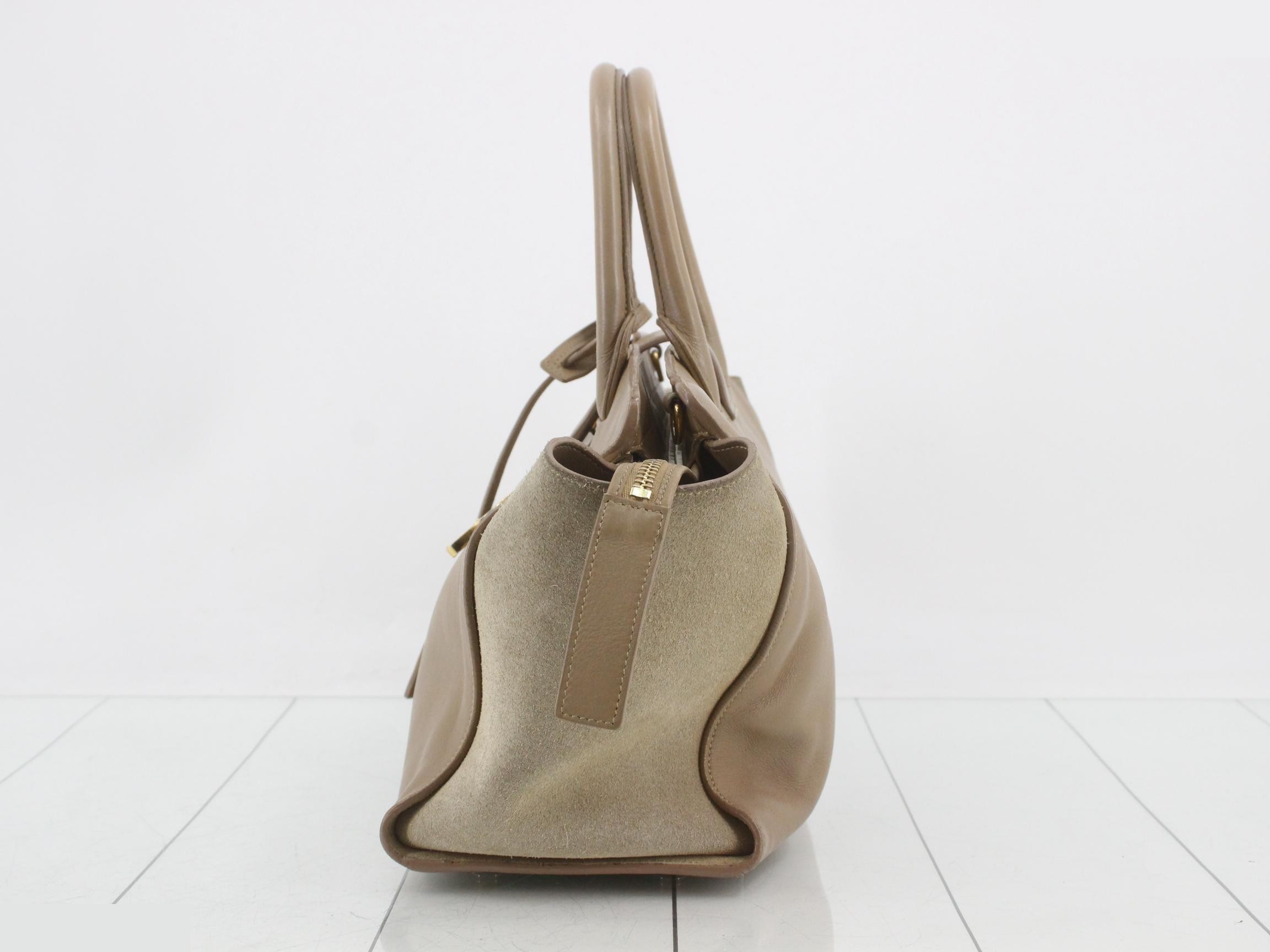Monogram Downtown Cabas Leather/Suede 2-Way Handbag — view 3