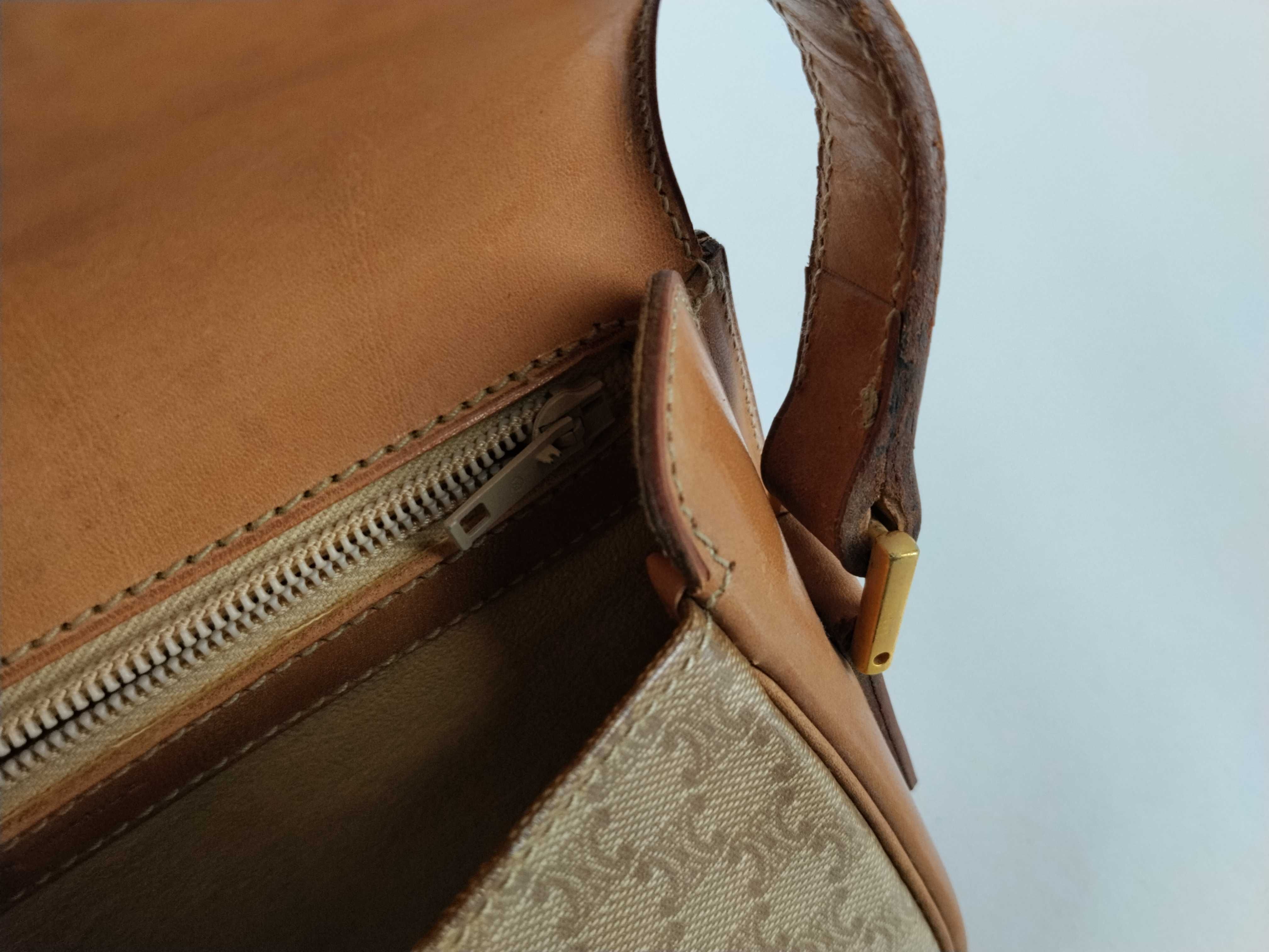 shoulder bag, Macadam pattern, brown shoulder bag — view 11