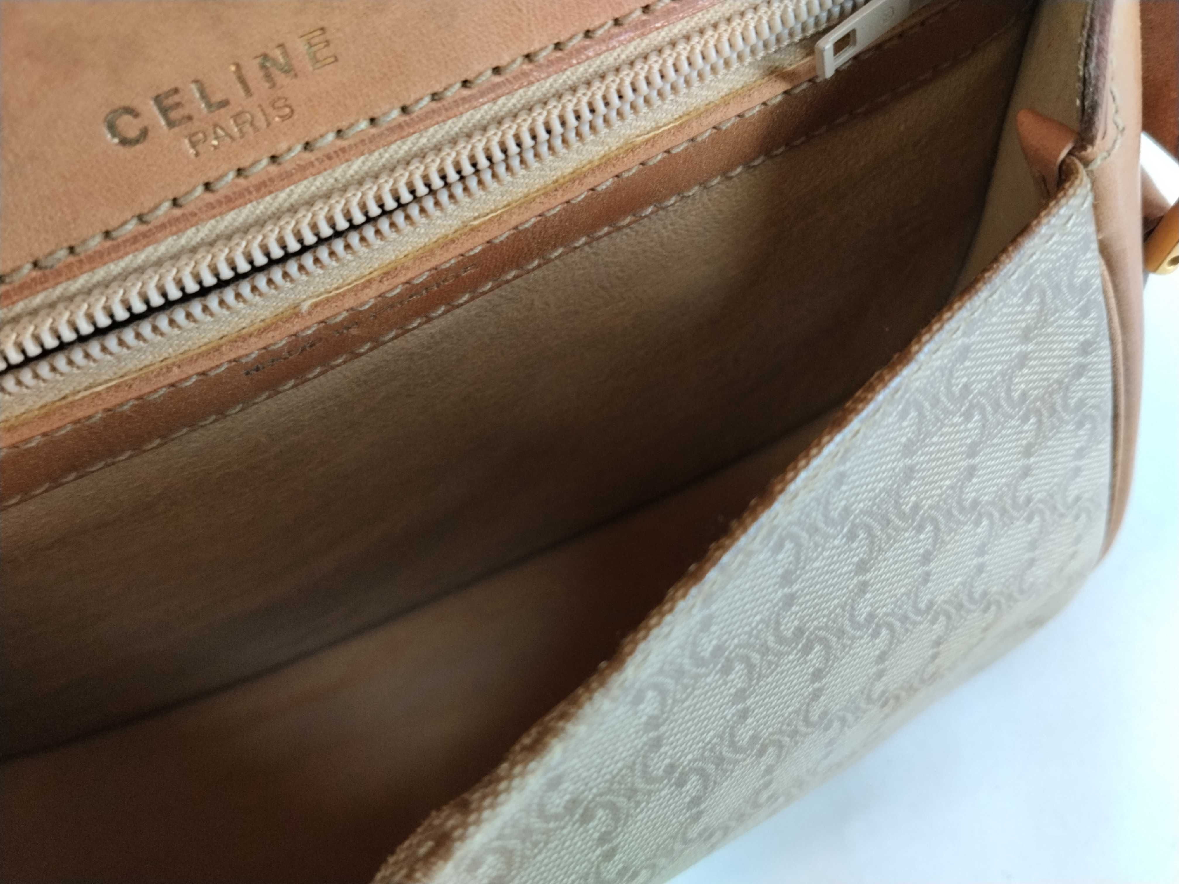 shoulder bag, Macadam pattern, brown shoulder bag — view 12