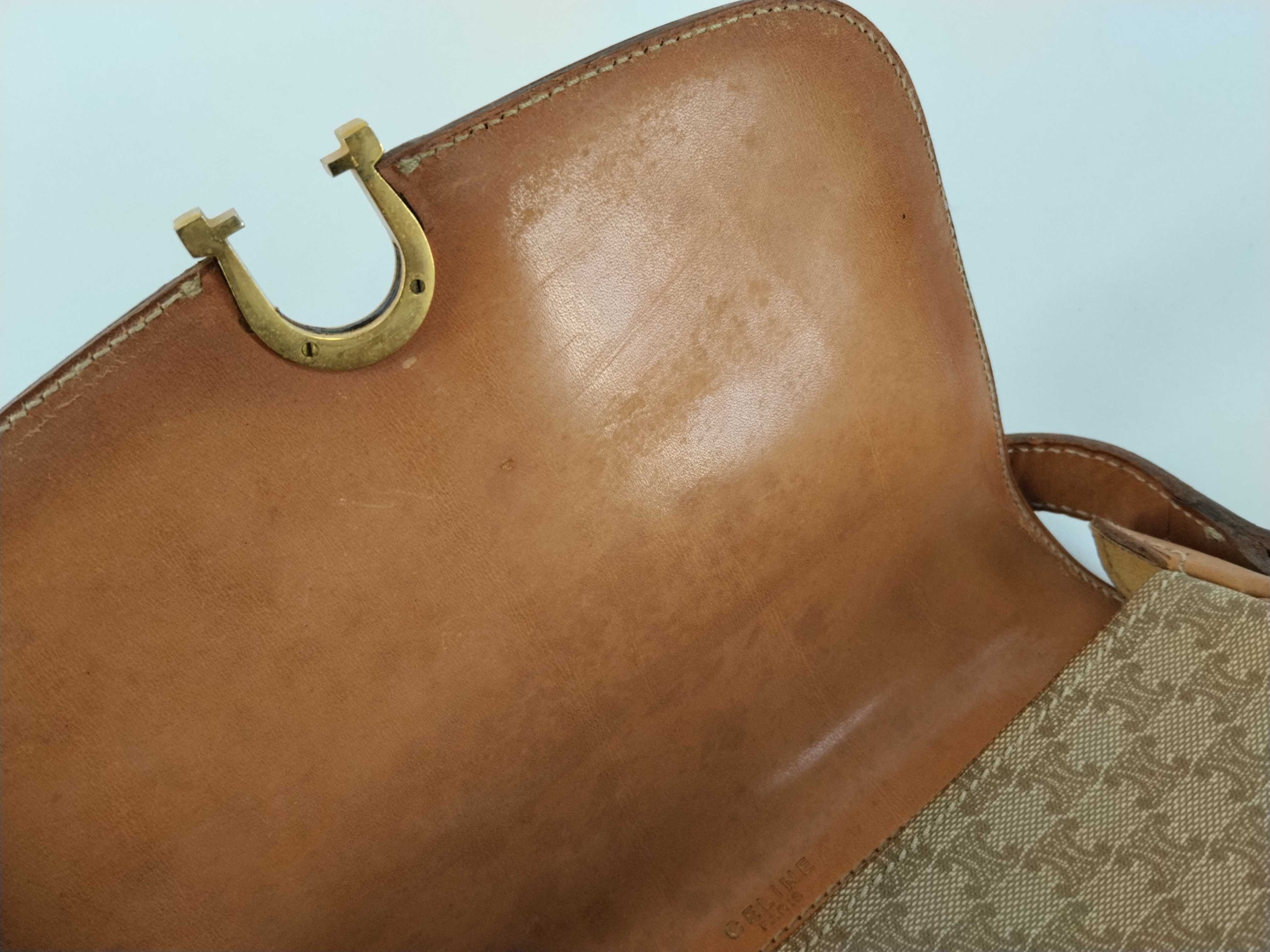 shoulder bag, Macadam pattern, brown shoulder bag — view 9