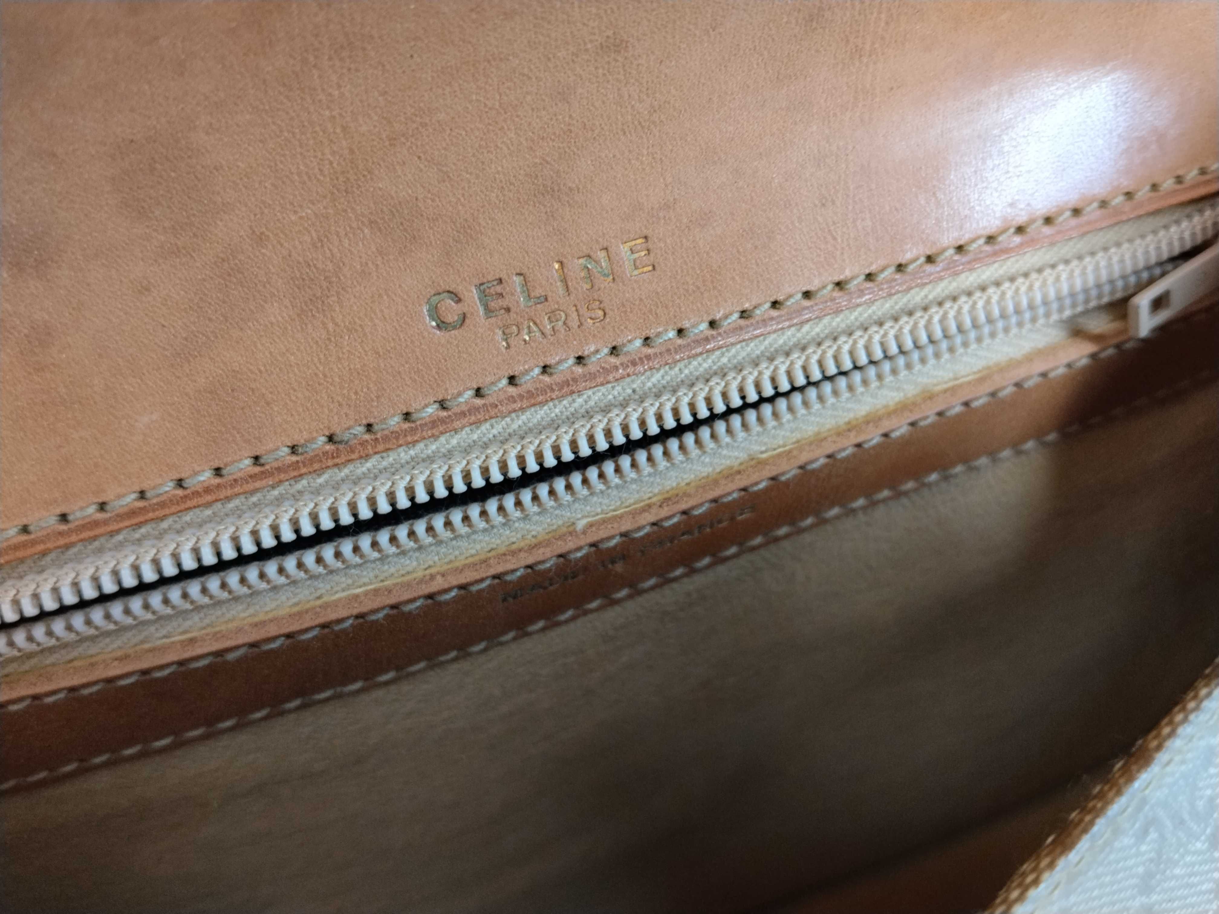 shoulder bag, Macadam pattern, brown shoulder bag — view 10