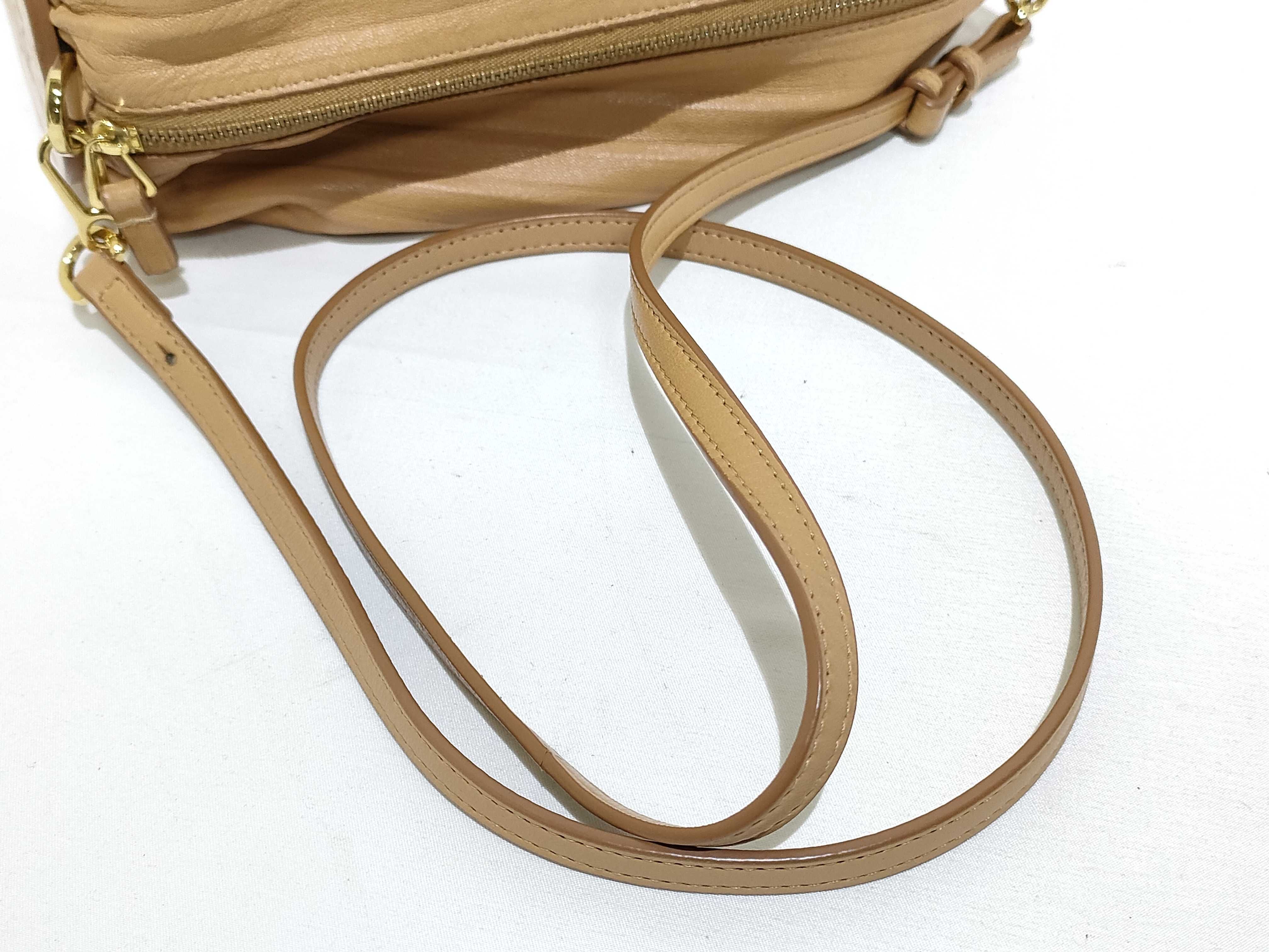 shoulder bag, Anagram design, brown. — view 3