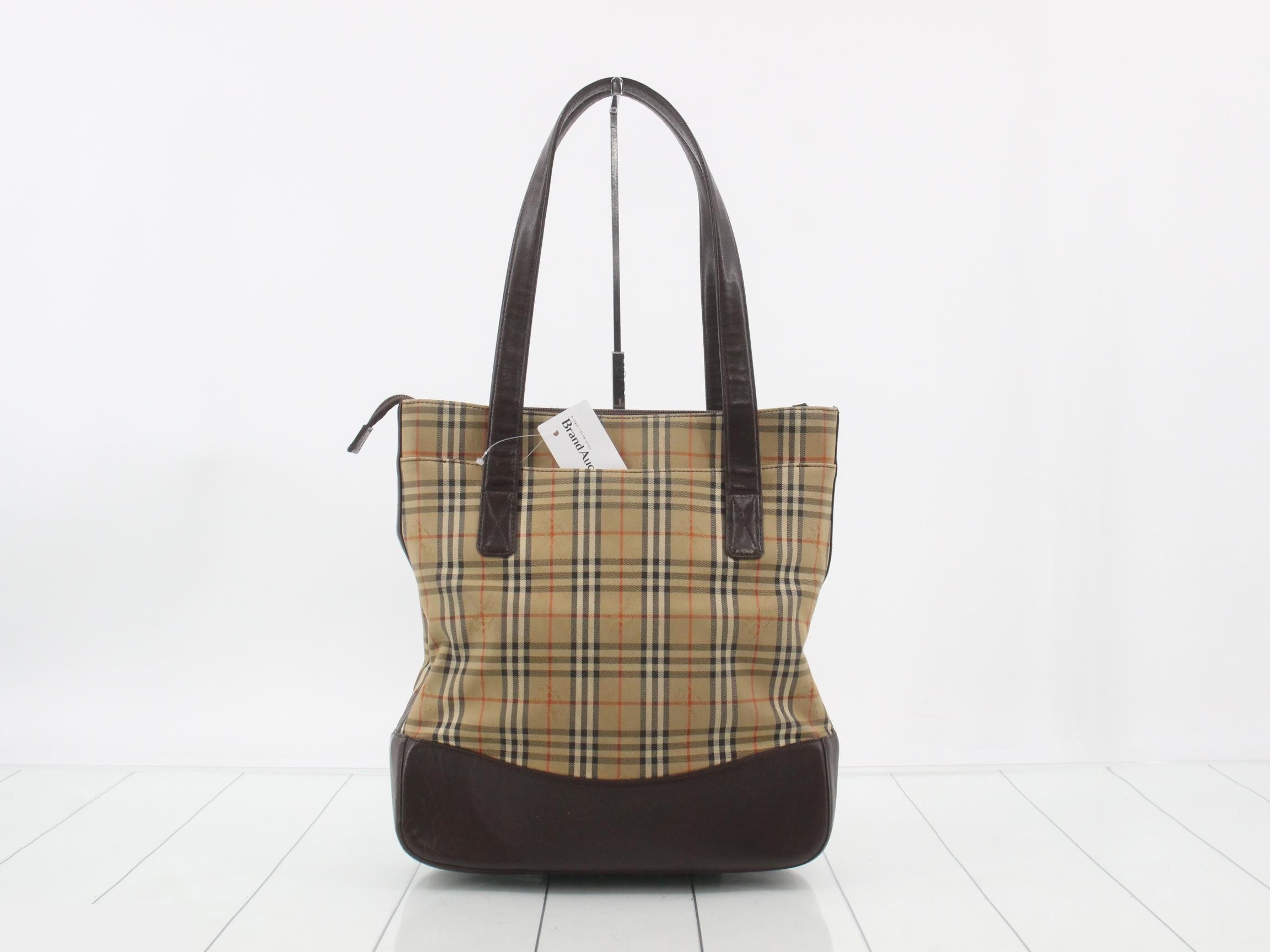 Nova Check Shadow Horse Tote Bag — view 2