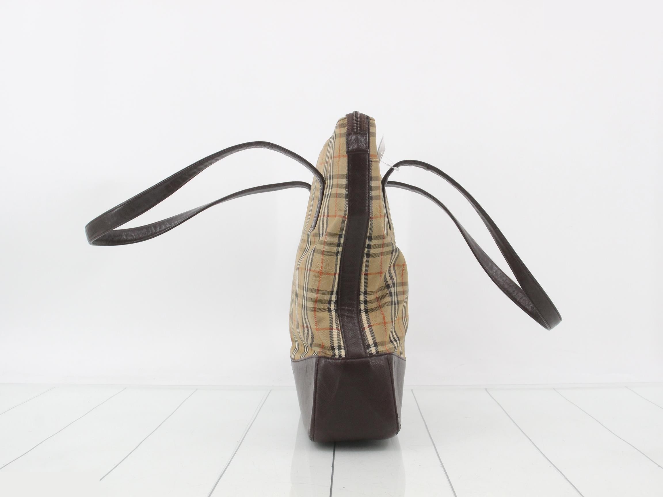 Nova Check Shadow Horse Tote Bag — view 3