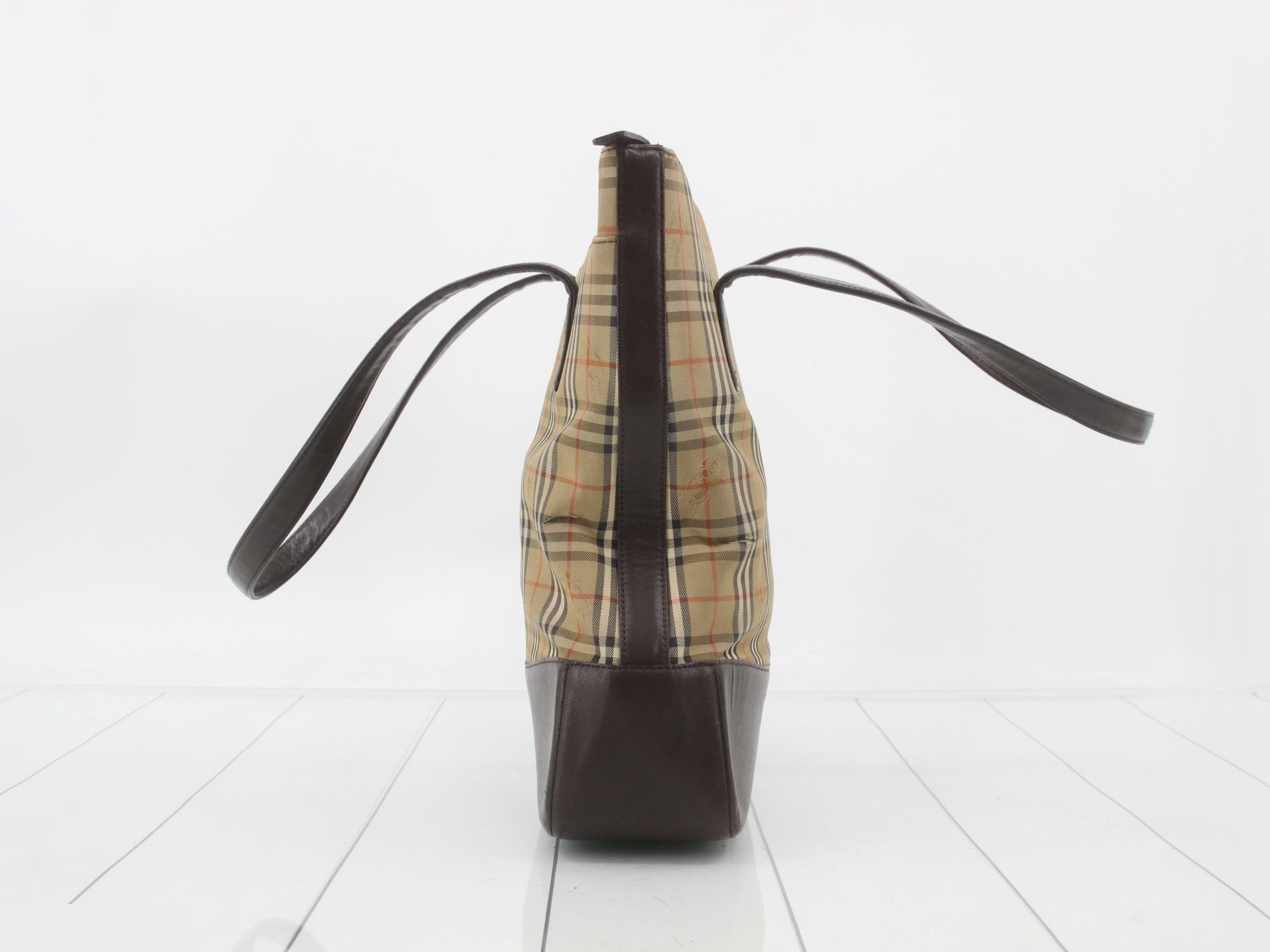 Nova Check Shadow Horse Tote Bag — view 4