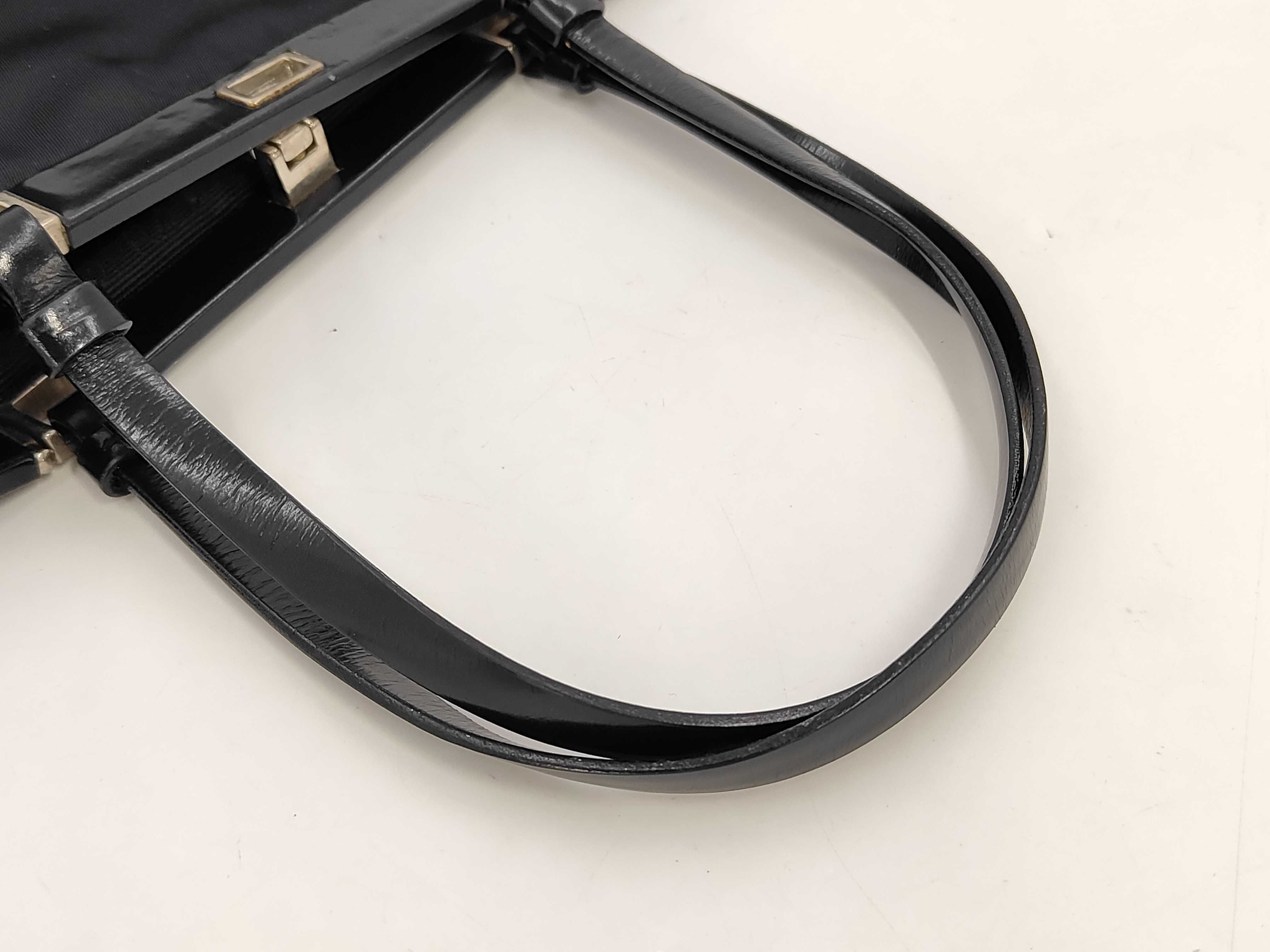 Nylon PRADA B7092 Nylon Handbag Navy Tote Bag — view 5