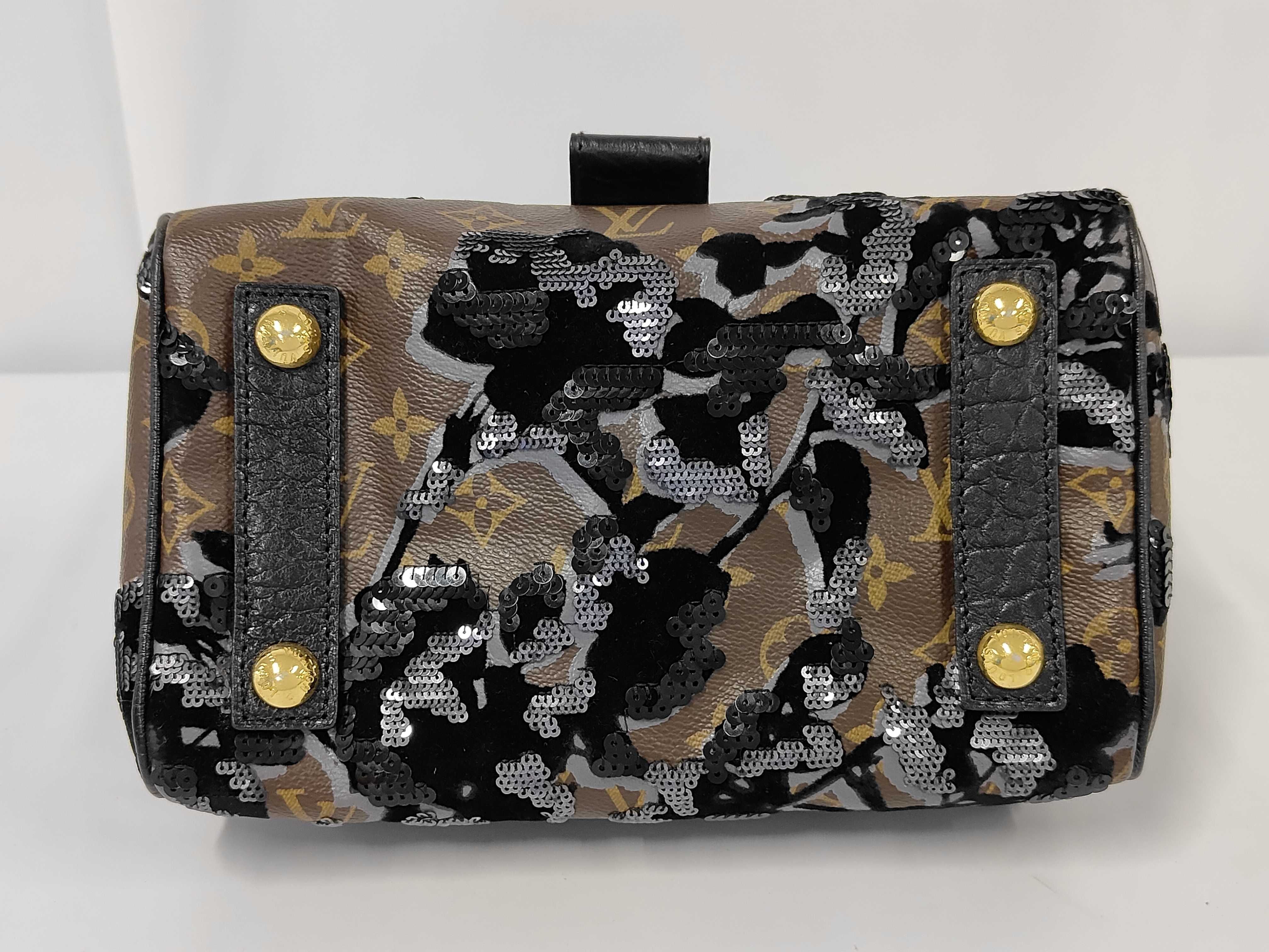 Monogram Fleur de G Sequin Handbag — view 7