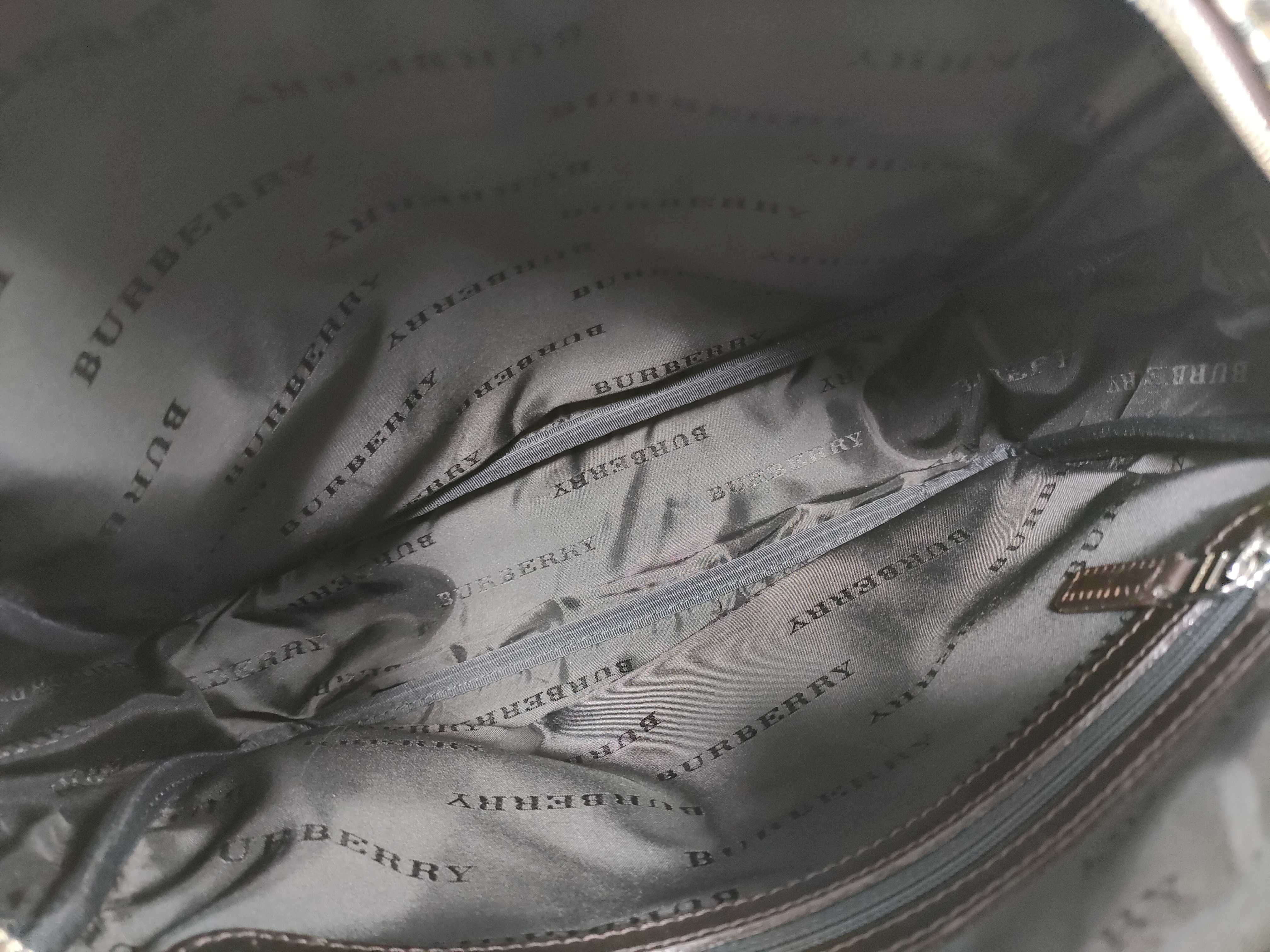 Nova Check Canvas Leather Handbag Shoulder Bag — view 11