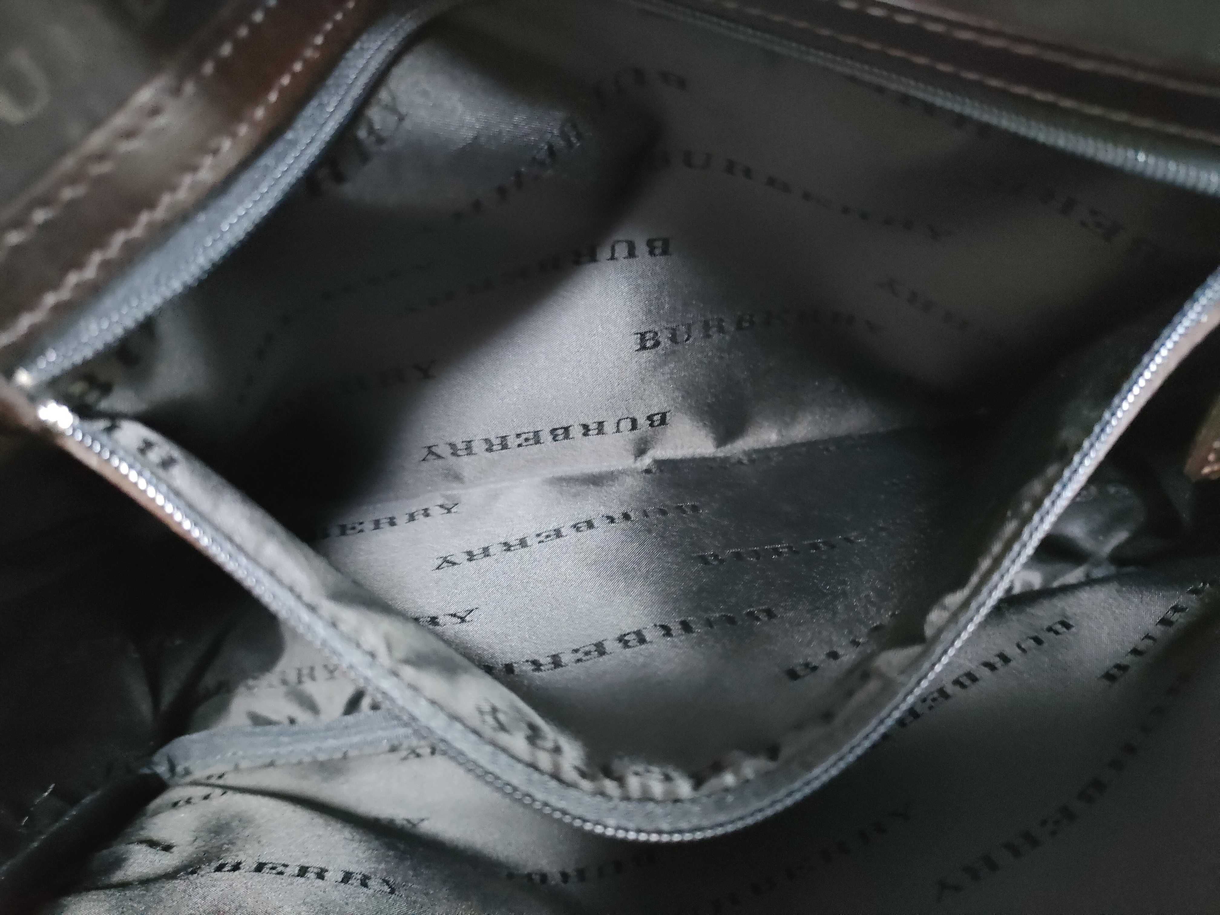 Nova Check Canvas Leather Handbag Shoulder Bag — view 13