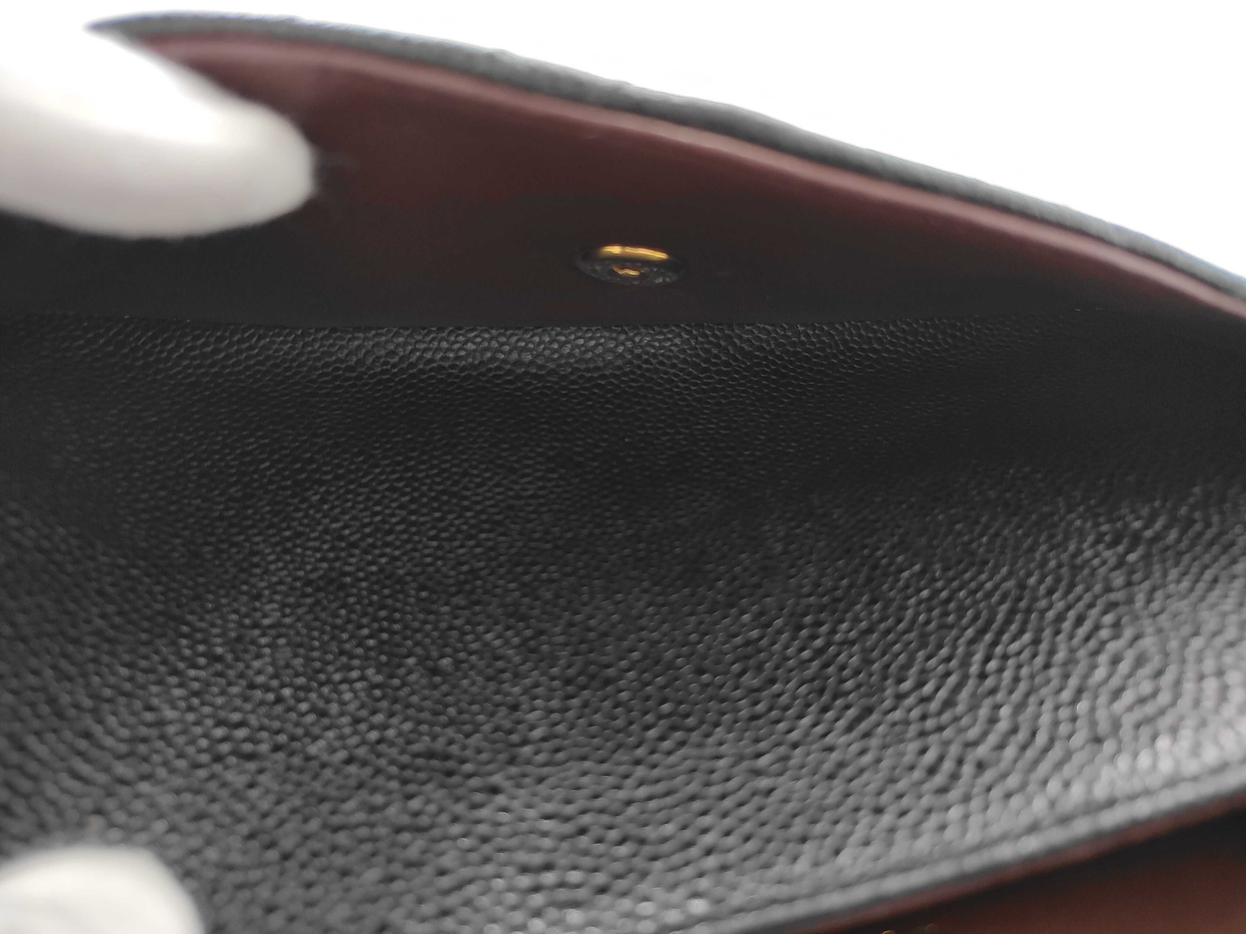 Caviar Skin Double Flap Shoulder Bag — view 12
