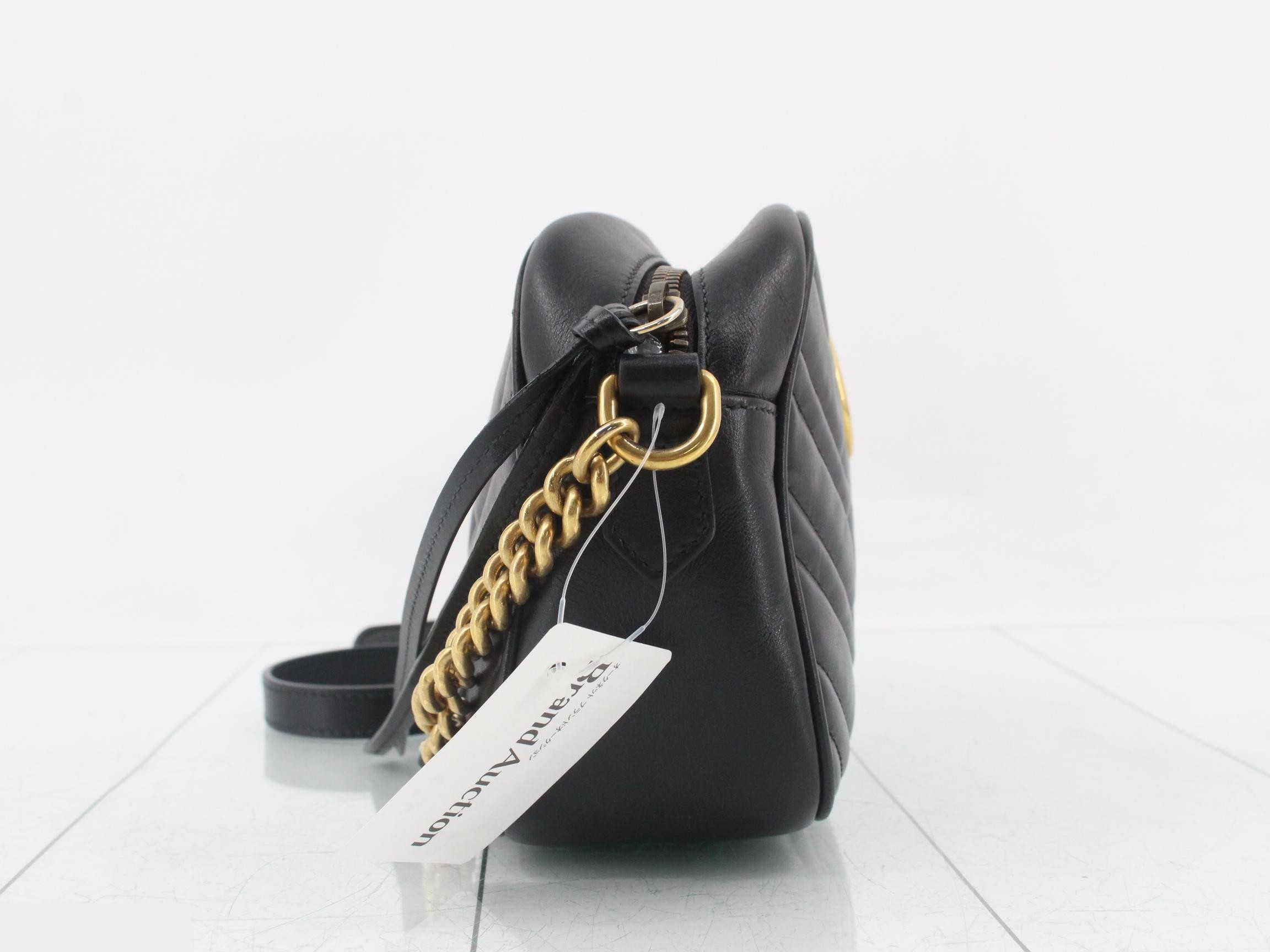 GG Marmont Leather Chain Bag — view 4